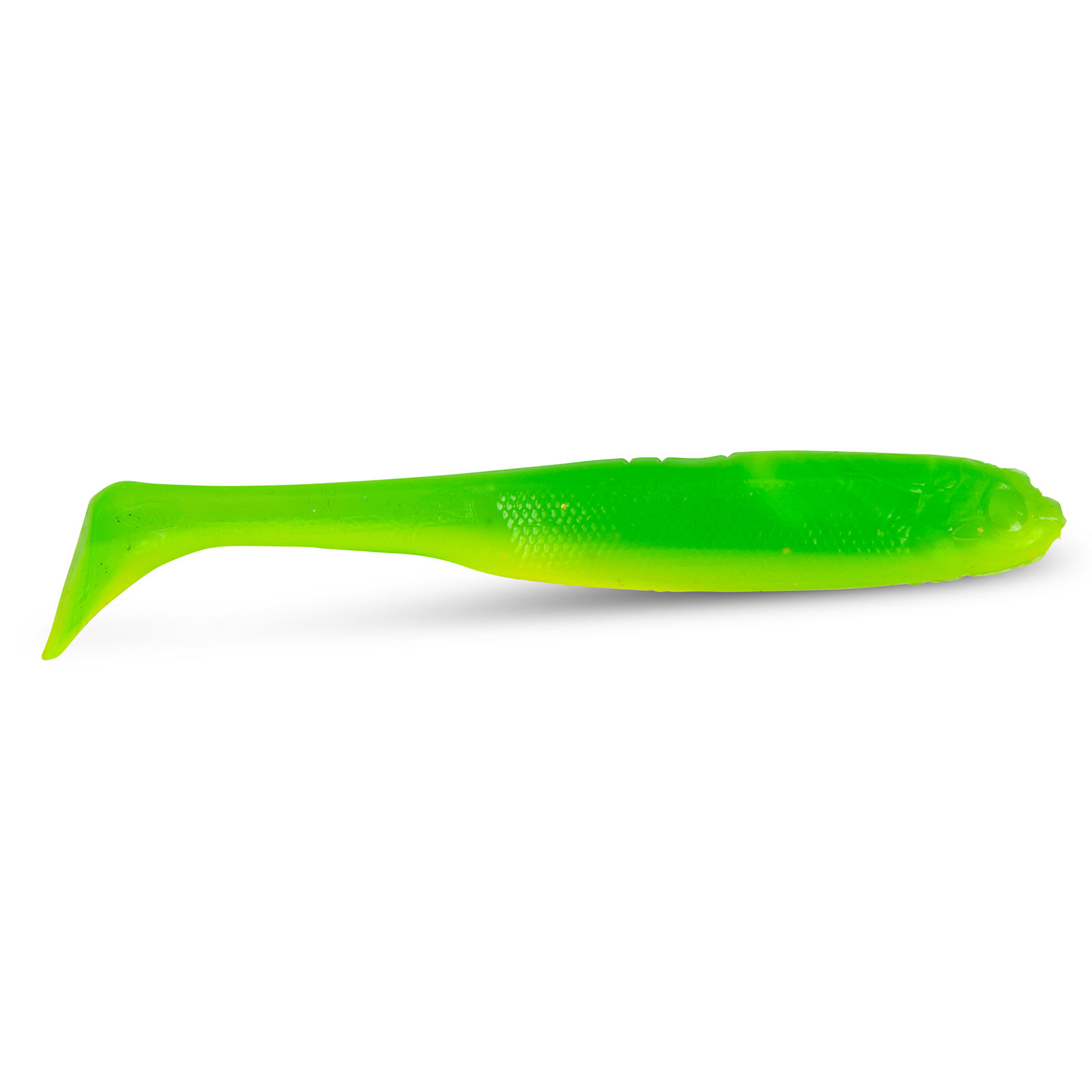 Sänger Iron Claw Slim Jim Non Toxic UV Gummifische Green Chartreuse