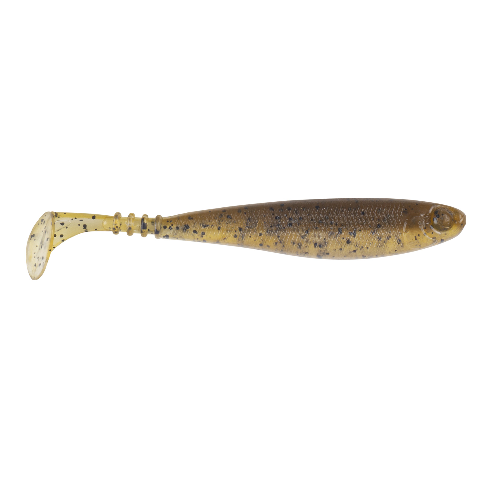 Jackson Green Pure Slim Shad Mocca Glitter Gummifisch