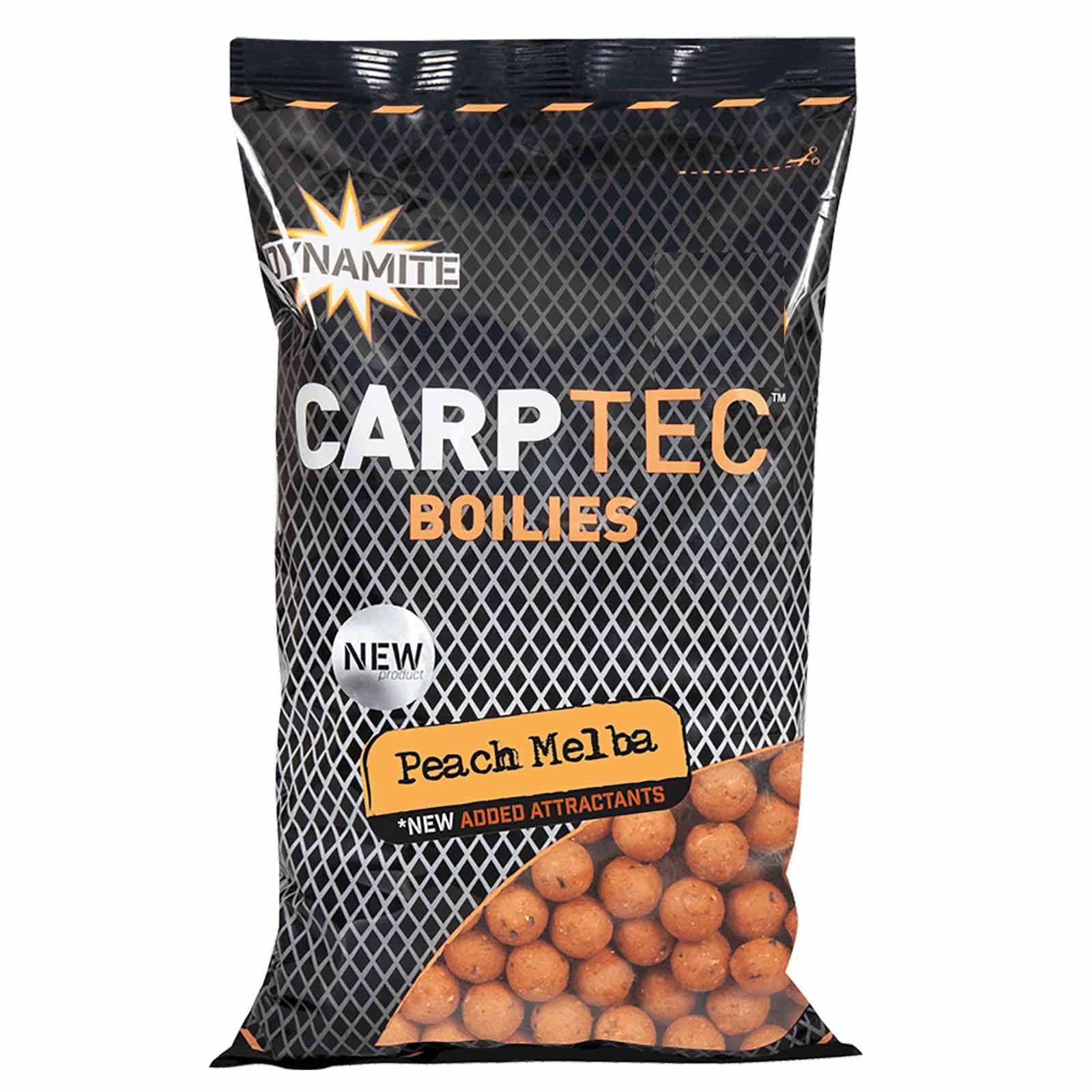 Dynamite Baits Carptec Peach Melba 900g Boilies