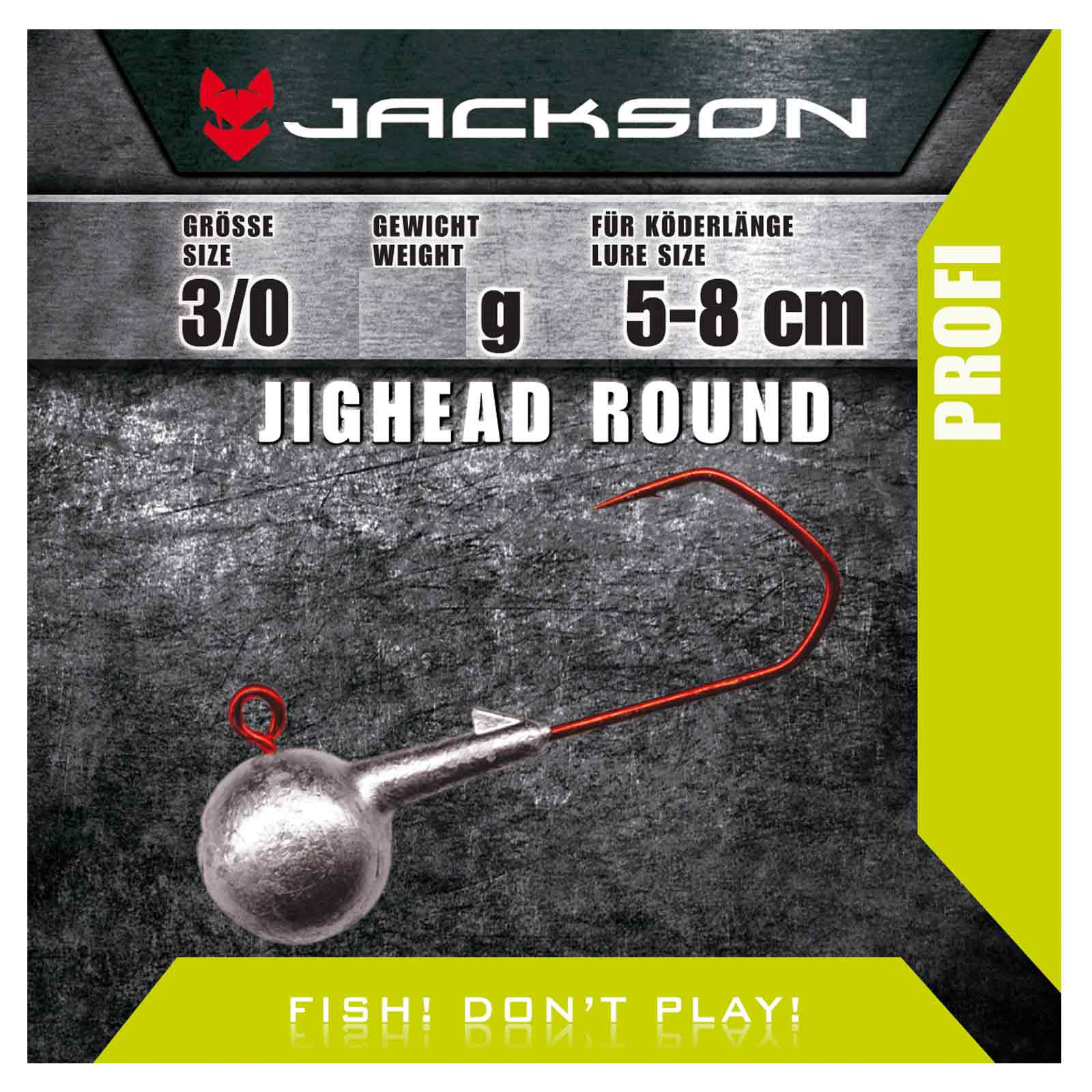 Jackson VMC Jighead Round 3/0 Jigkopf Jighaken