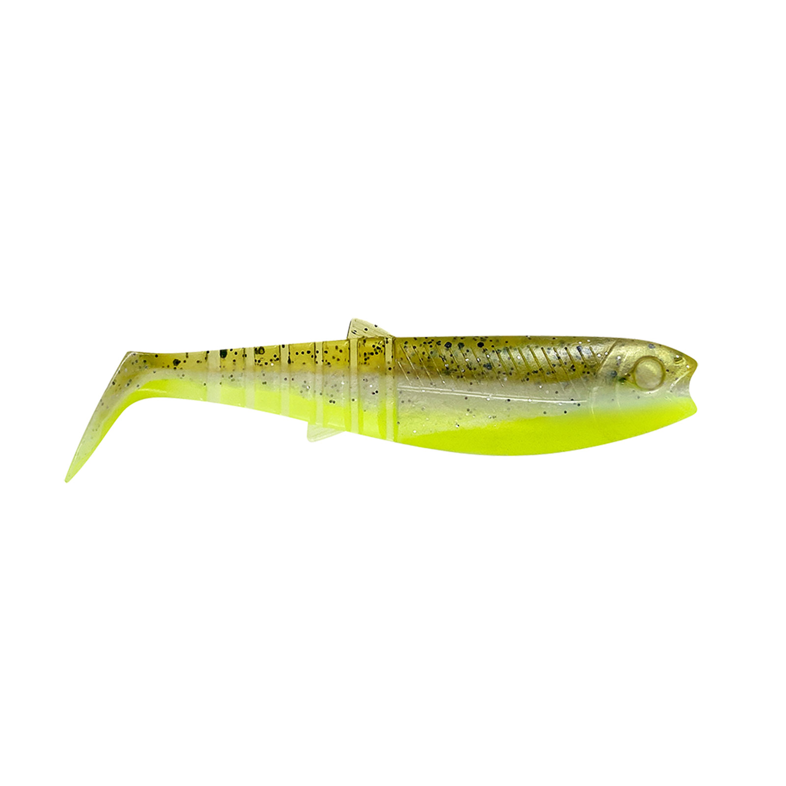 Savage Gear Cannibal Shad Green Pearl Yellow Gummifisch