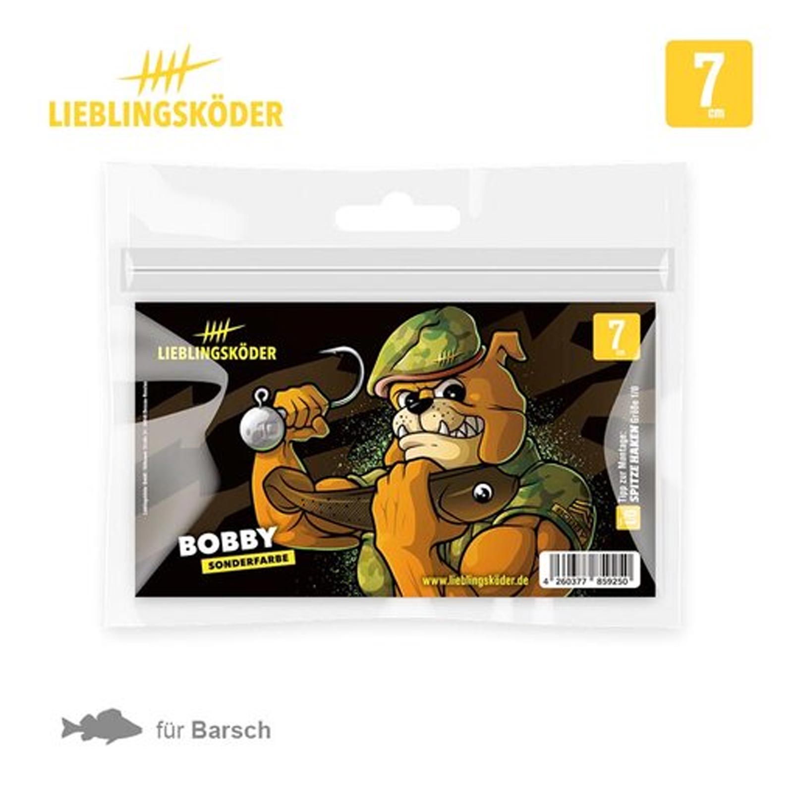 Lieblingsköder 7,0cm Bobby Gummifisch pack