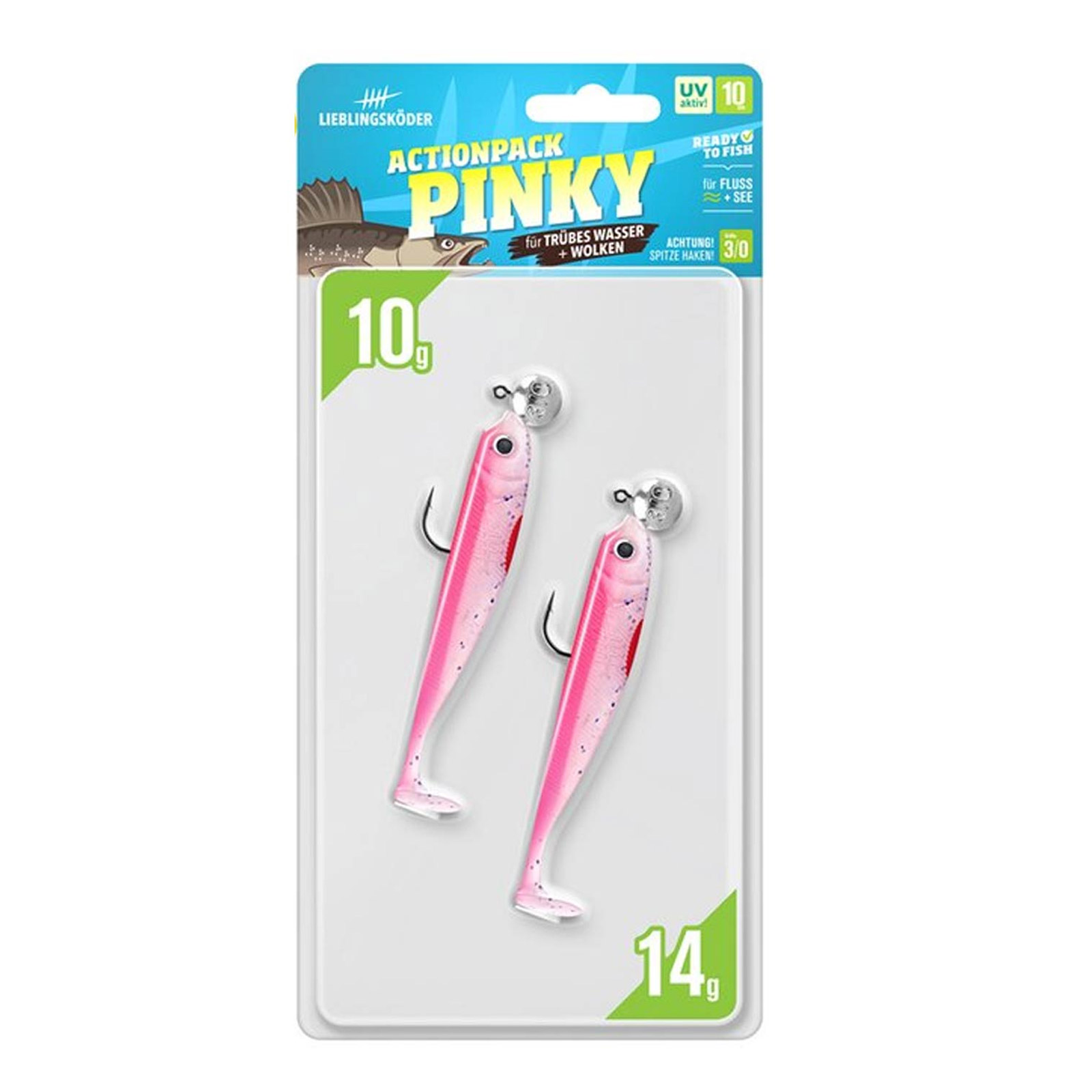 Lieblingsköder Aktionpack montiert Pinky 10,0cm