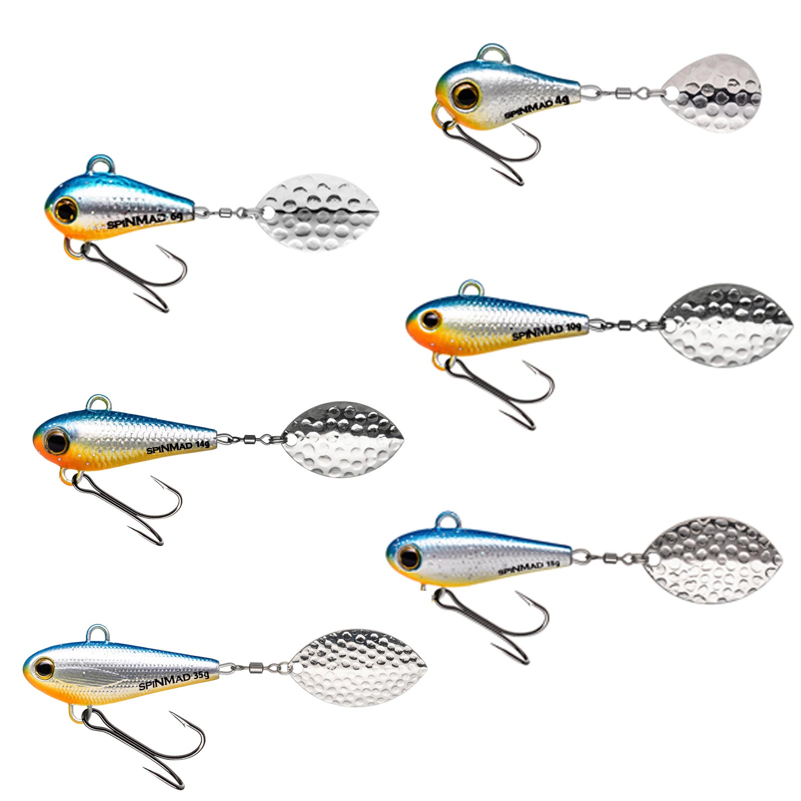 SpinMad Originals Flipper Jig Spinner