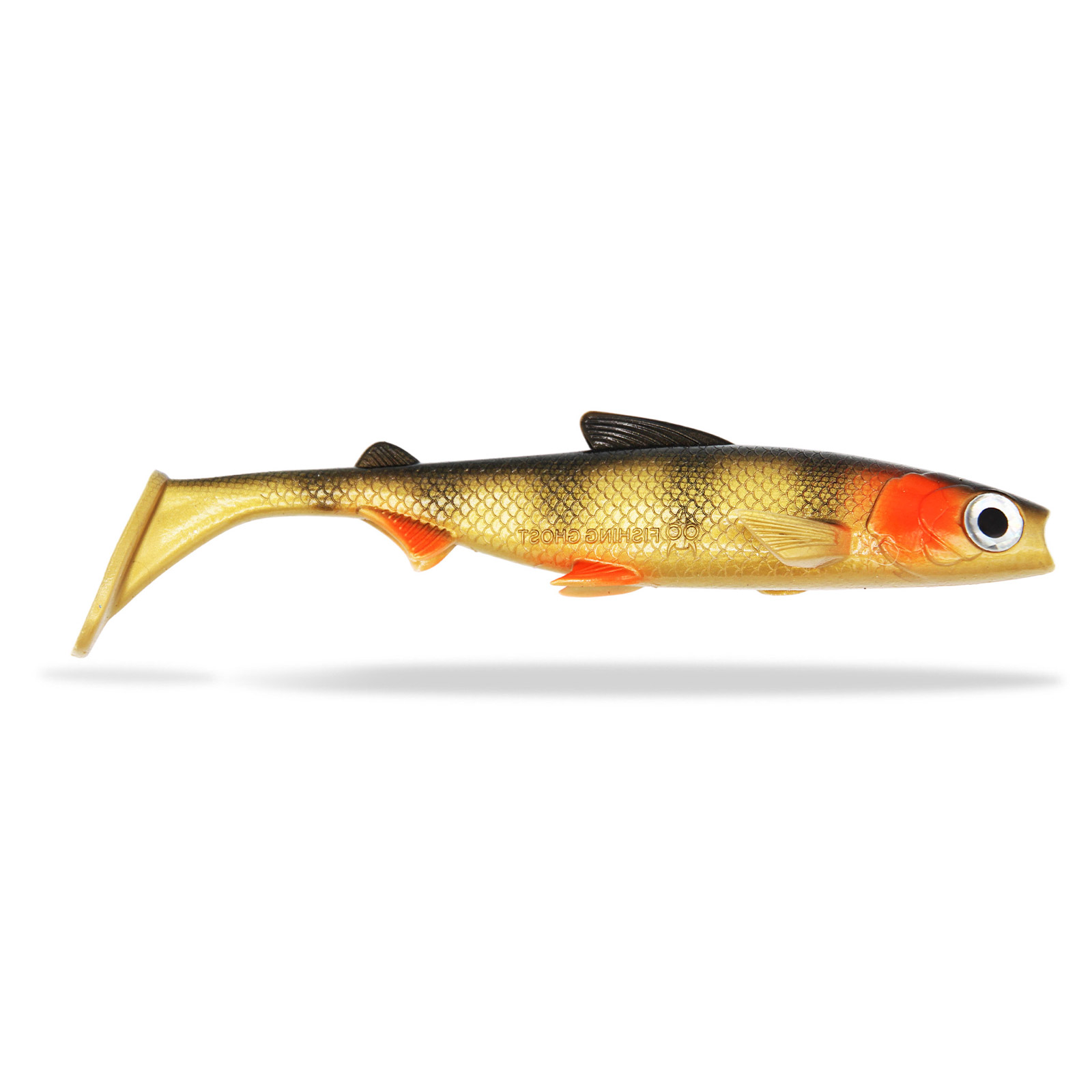 FishingGhost Renky Shad Big Shad Golden Inferno Gummifisch