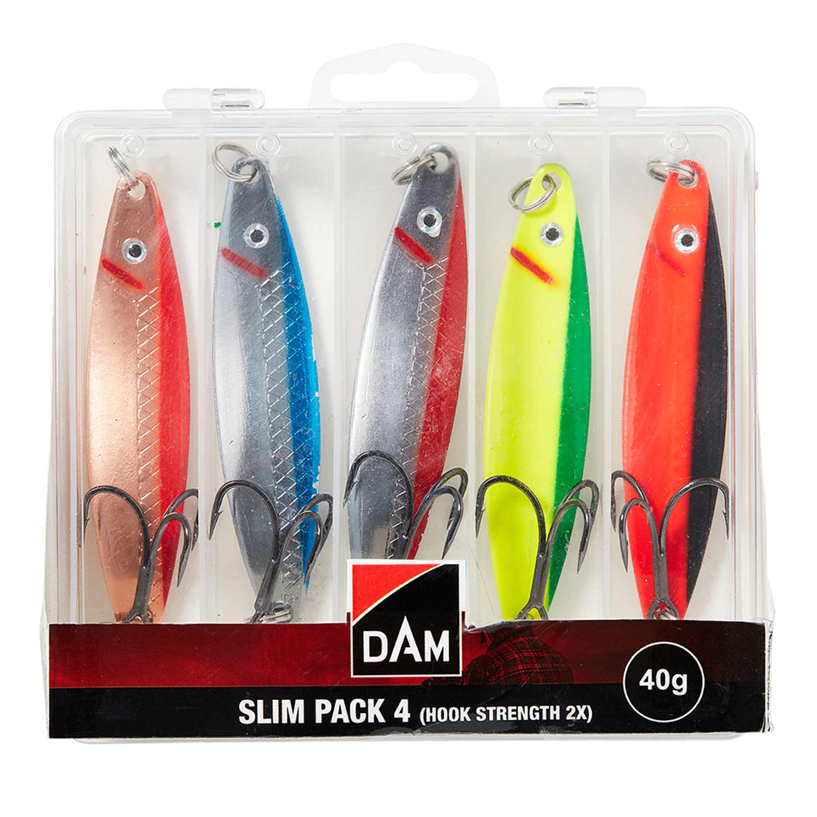 DAM Slim Lachsblinker 40g Angelset