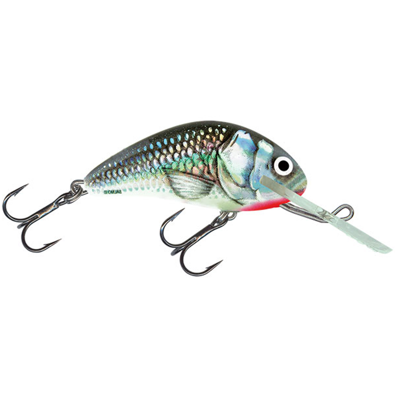 Salmo Hornet Sinking Holographic Grey Shiner Wobbler