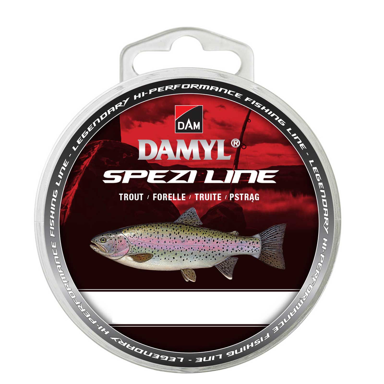 DAM Damyl Spezi Line Trout 500m 0,20mm 3,2kg Transparent Angelschnur Forelle