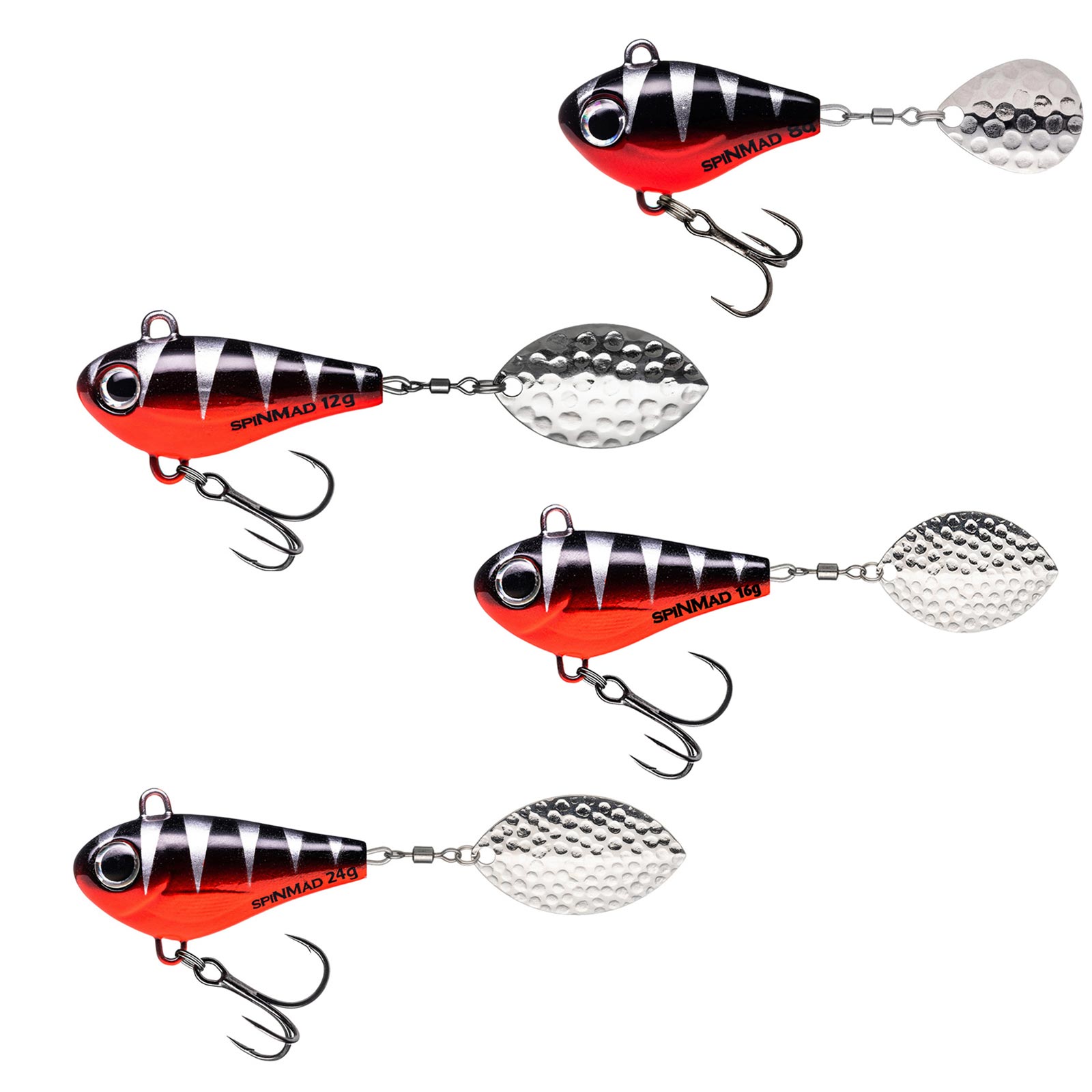 SpinMad Jigmasters Black Perch Jig Spinner