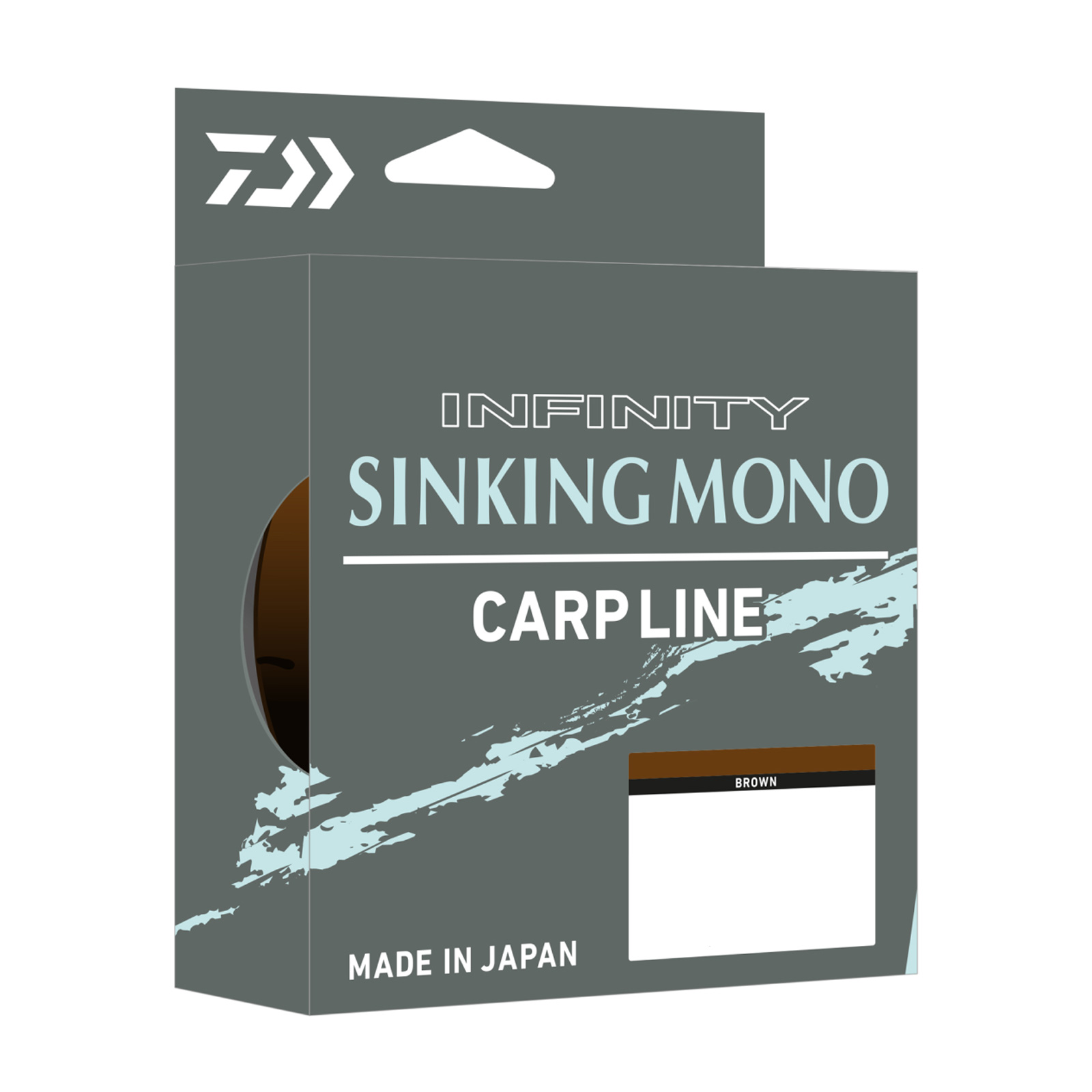 Daiwa Infinity Sinking Mono 500m Brown monofile Karpfenschnur