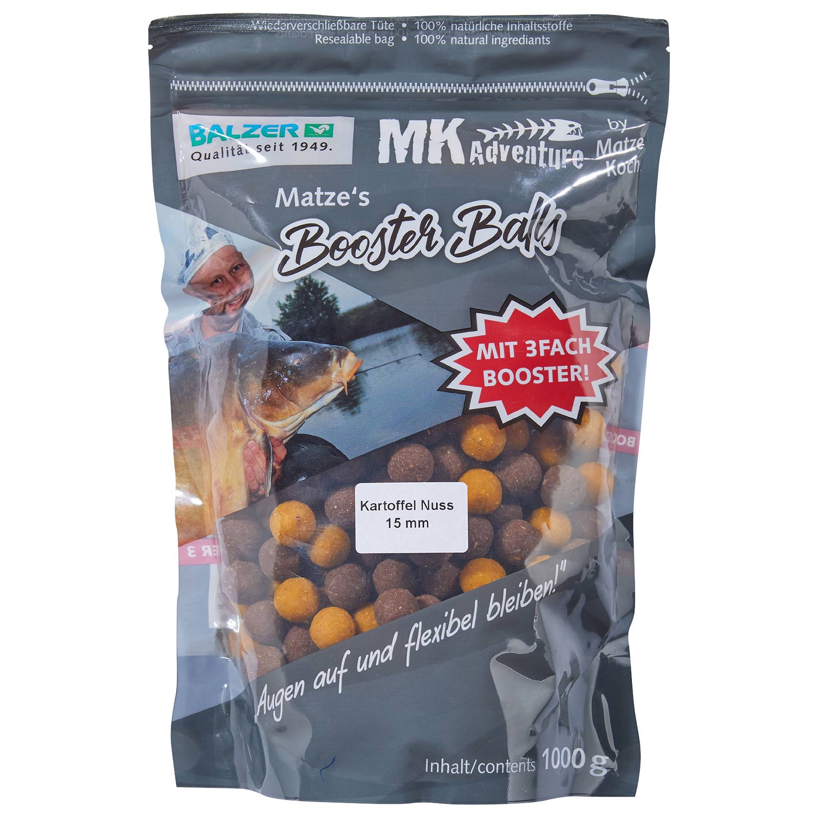 Balzer Matze Koch Booster Balls Boilies – Sepcial Edition Kartoffel Nuss