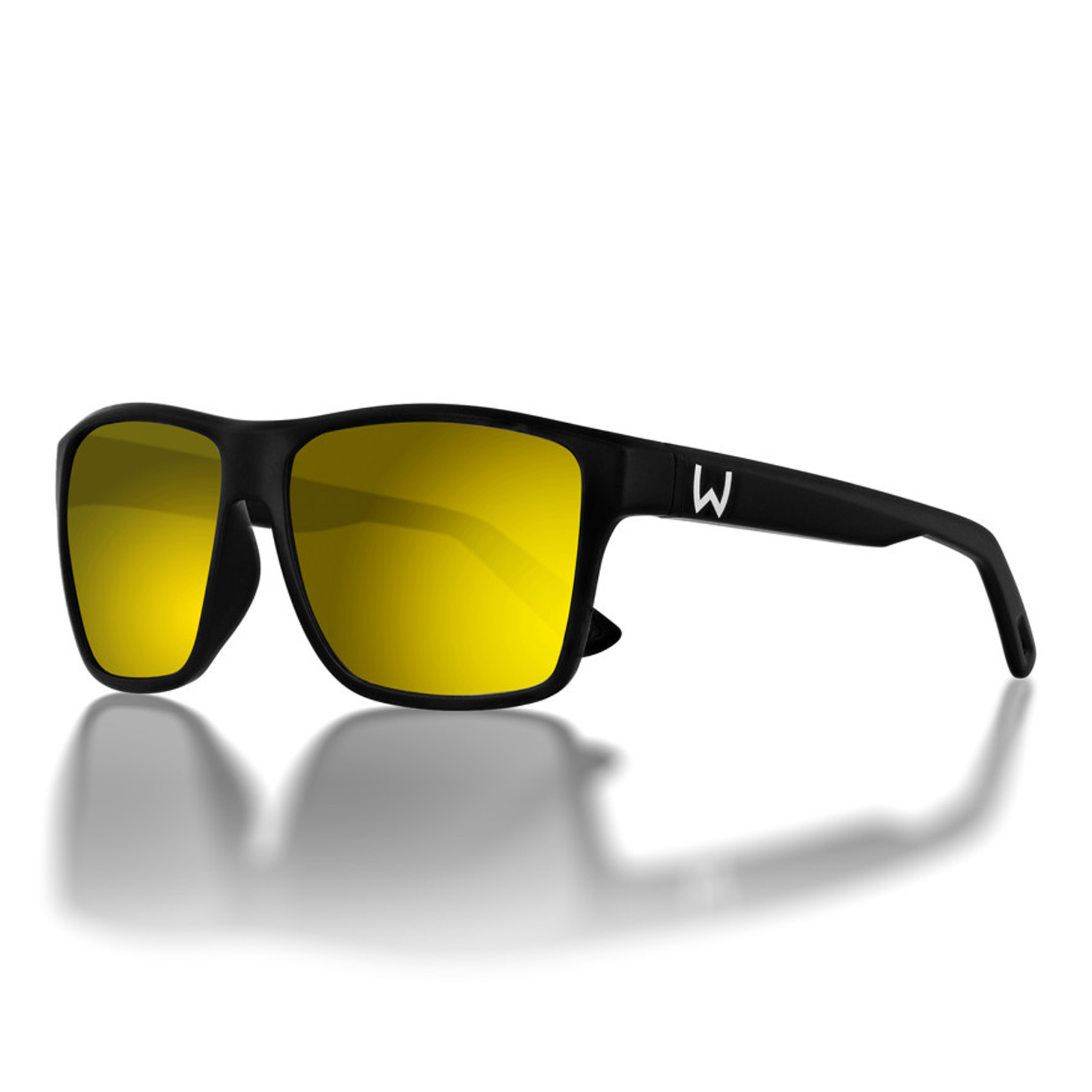 Westin W6 Street 200F Matte Black/Yellow Polarisationsbrille