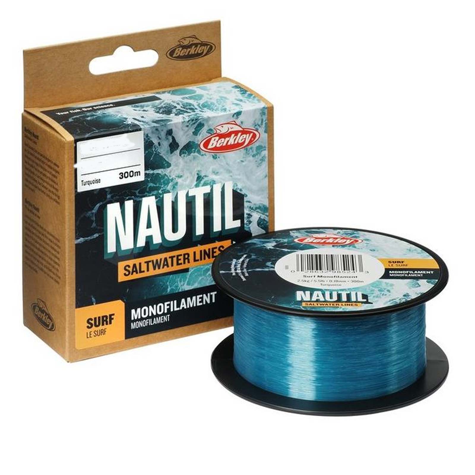 Berkley Nautil Surf 300m Turquoise Monofile Angelschnur Brandungsangeln