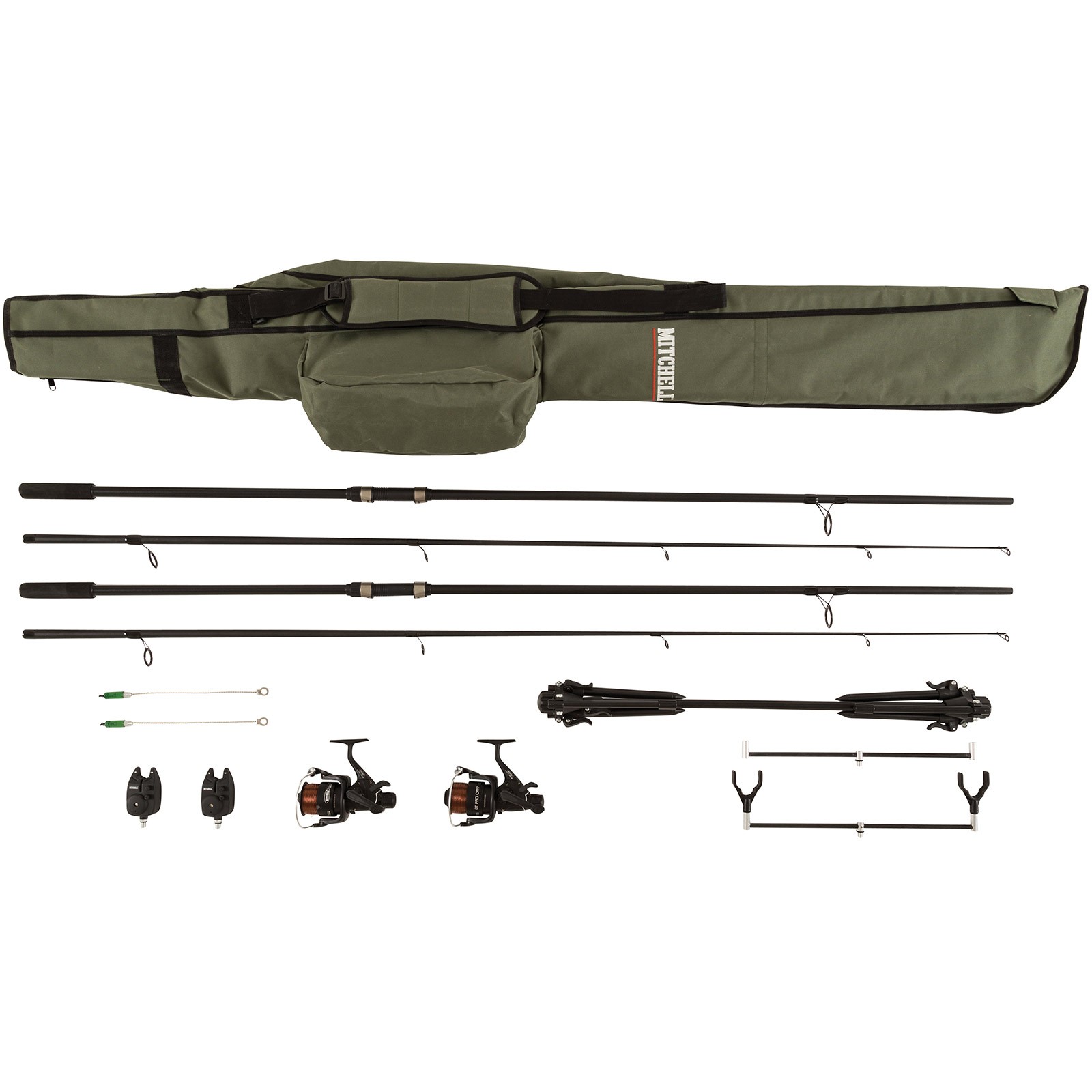 Mitchell GT Pro Carp Set 3,30m 2,5lbs Set 8-teilig Karpfen Combo