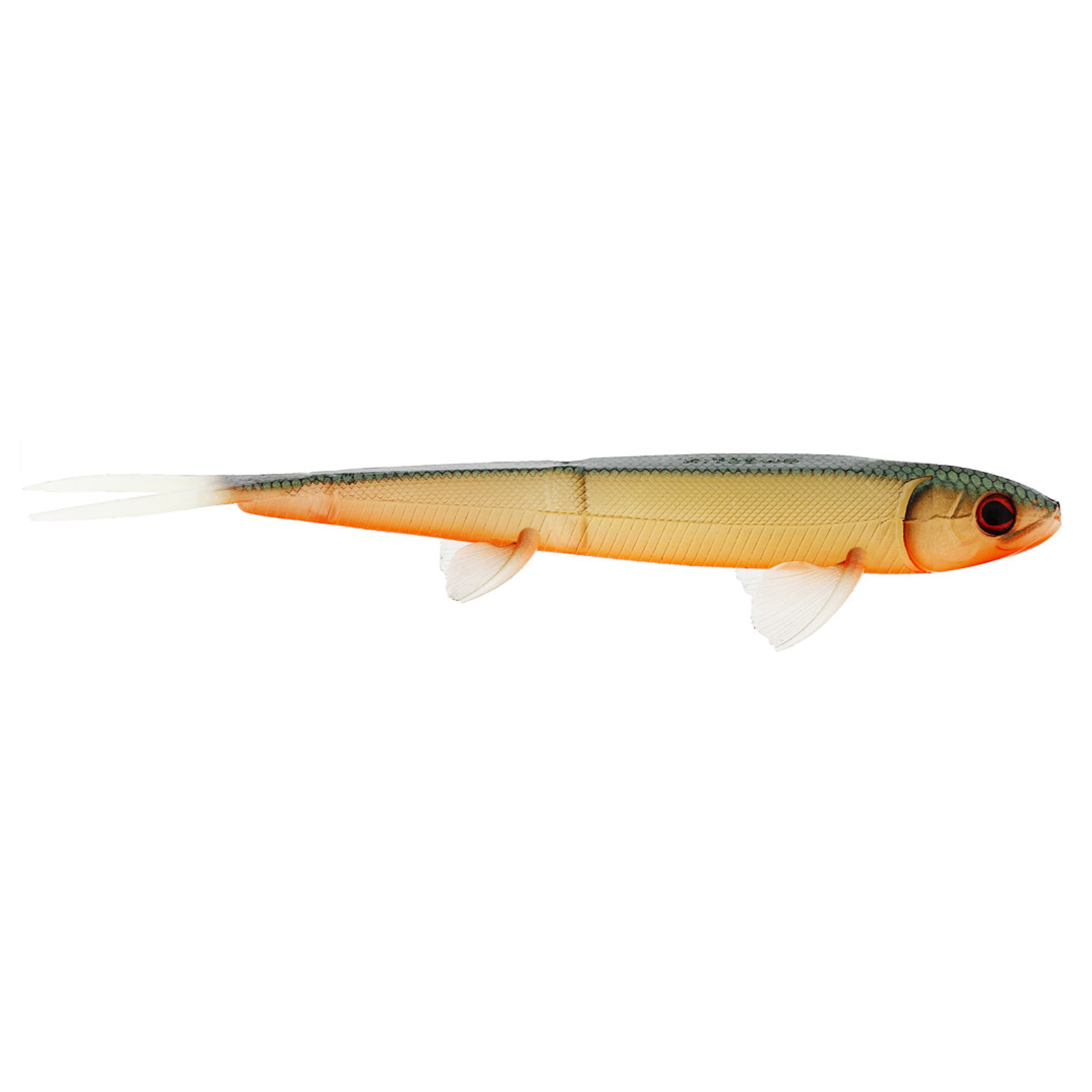 Westin Twinteeez Pelagic V-Tail Hot Olive Gummifisch