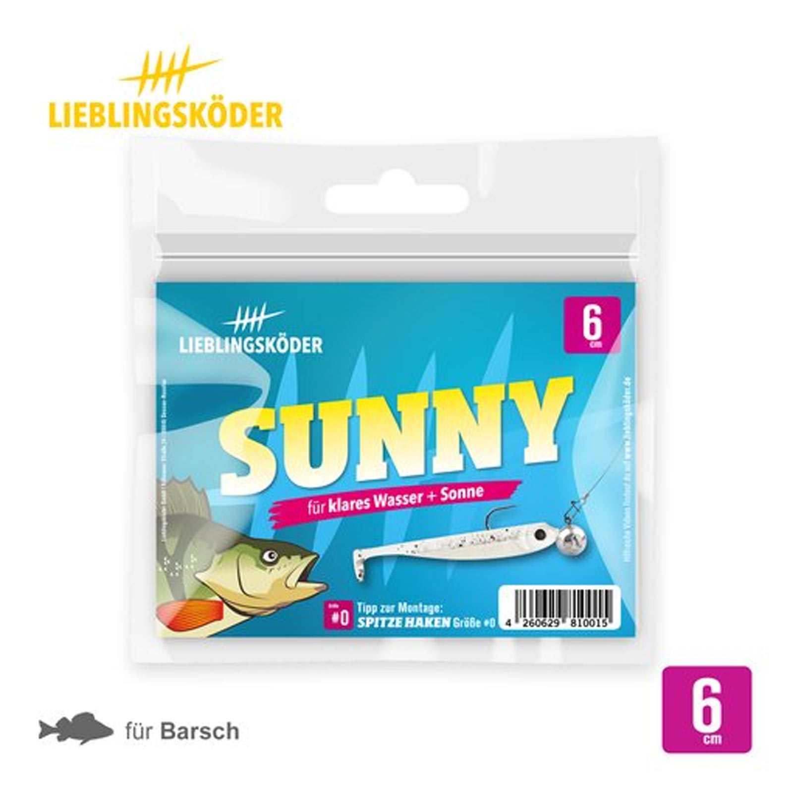 Lieblingsköder 6,0cm Sunny Gummifisch pack