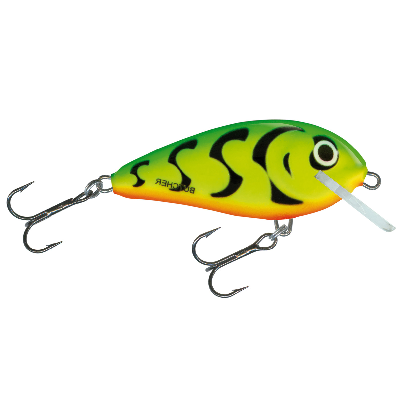 Salmo Butcher Sinking 5cm Green Tiger Wobbler