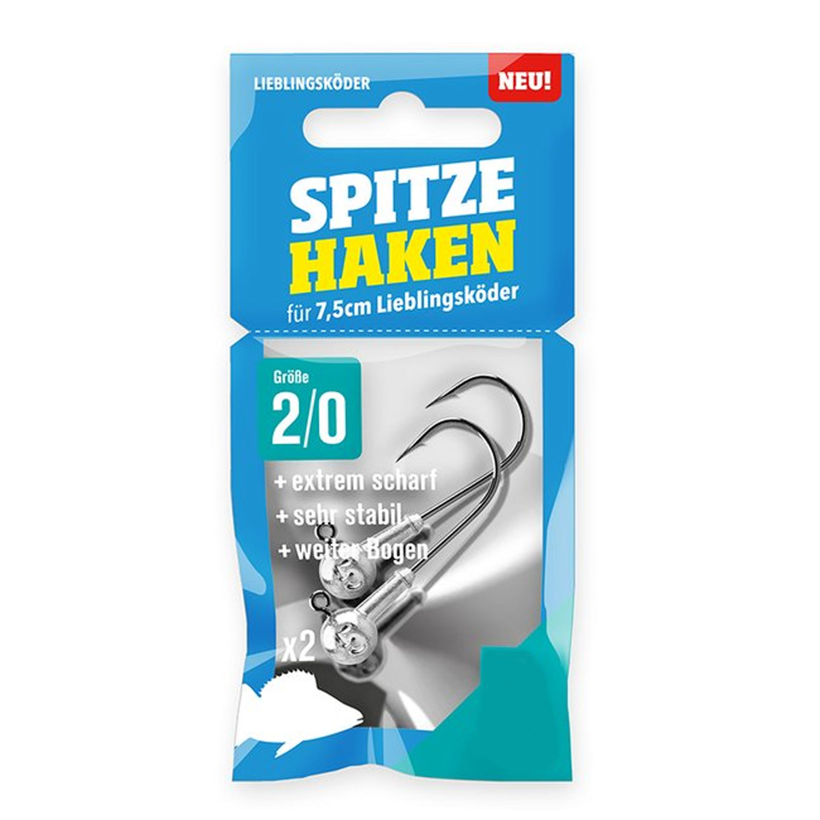 Lieblingsköder Spitze Haken 2/0 Jigheads