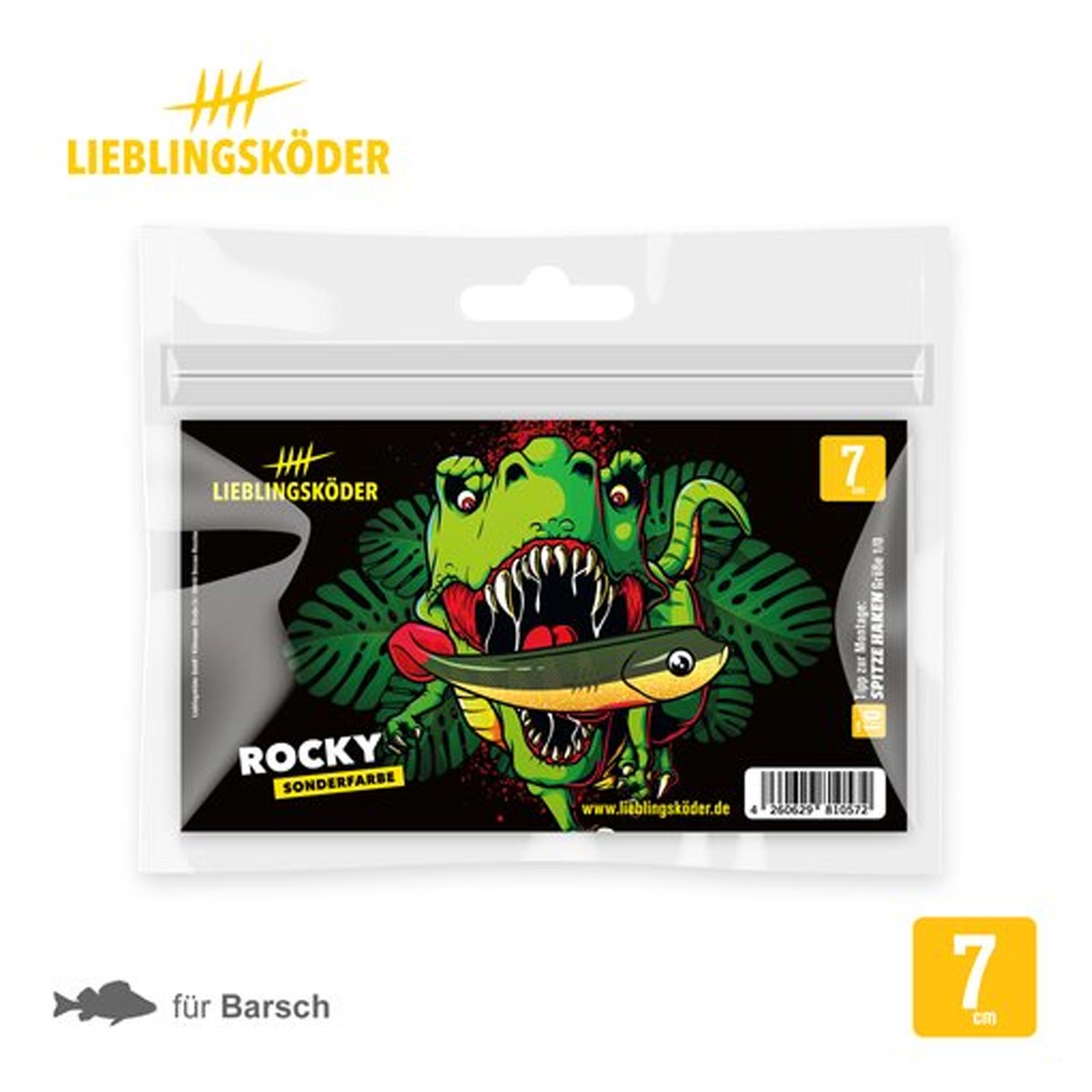 Lieblingsköder 7,0cm Rocky Gummifisch pack