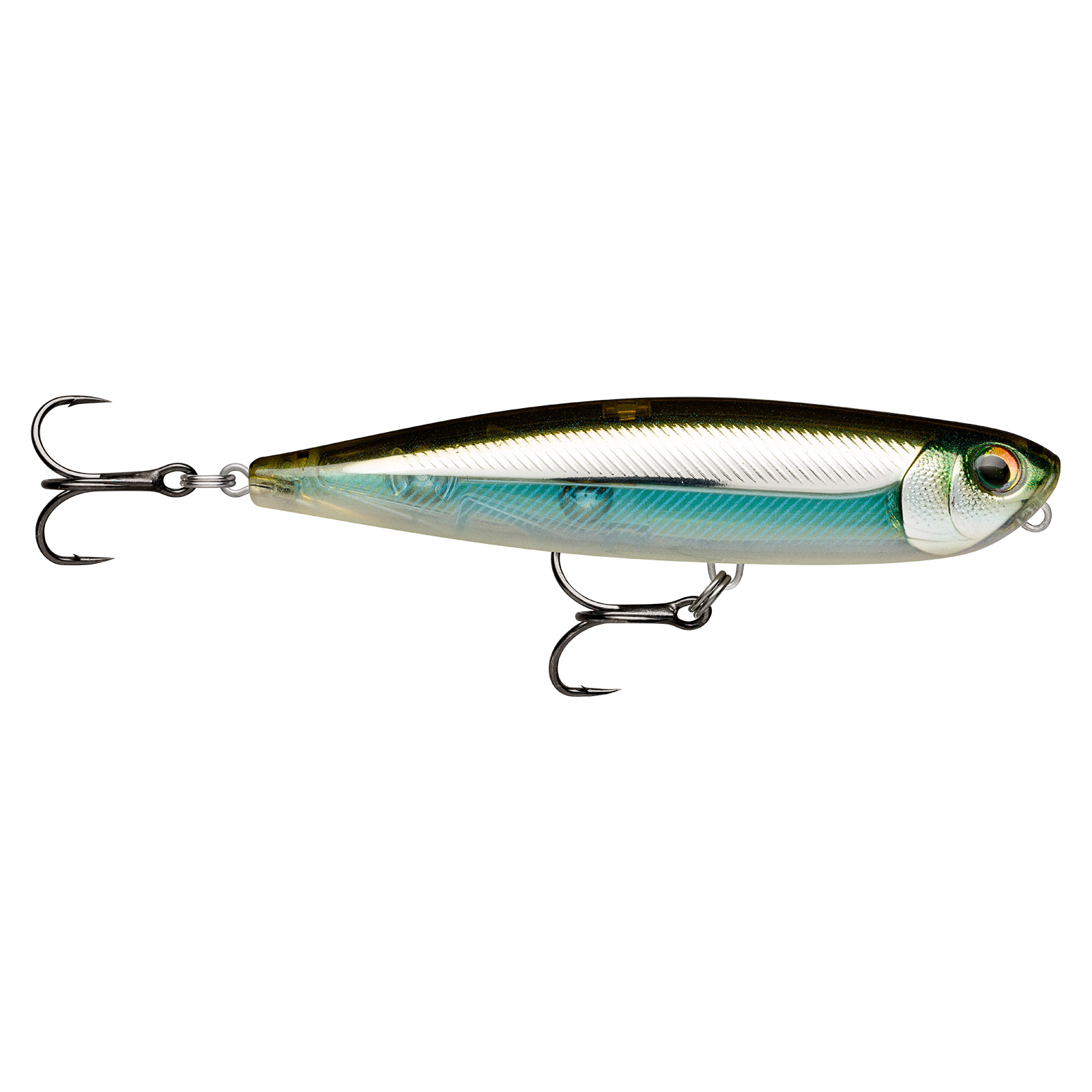 Rapala Precision Xtreme Pencil Moss Bl. Shiner Oberflächenköder