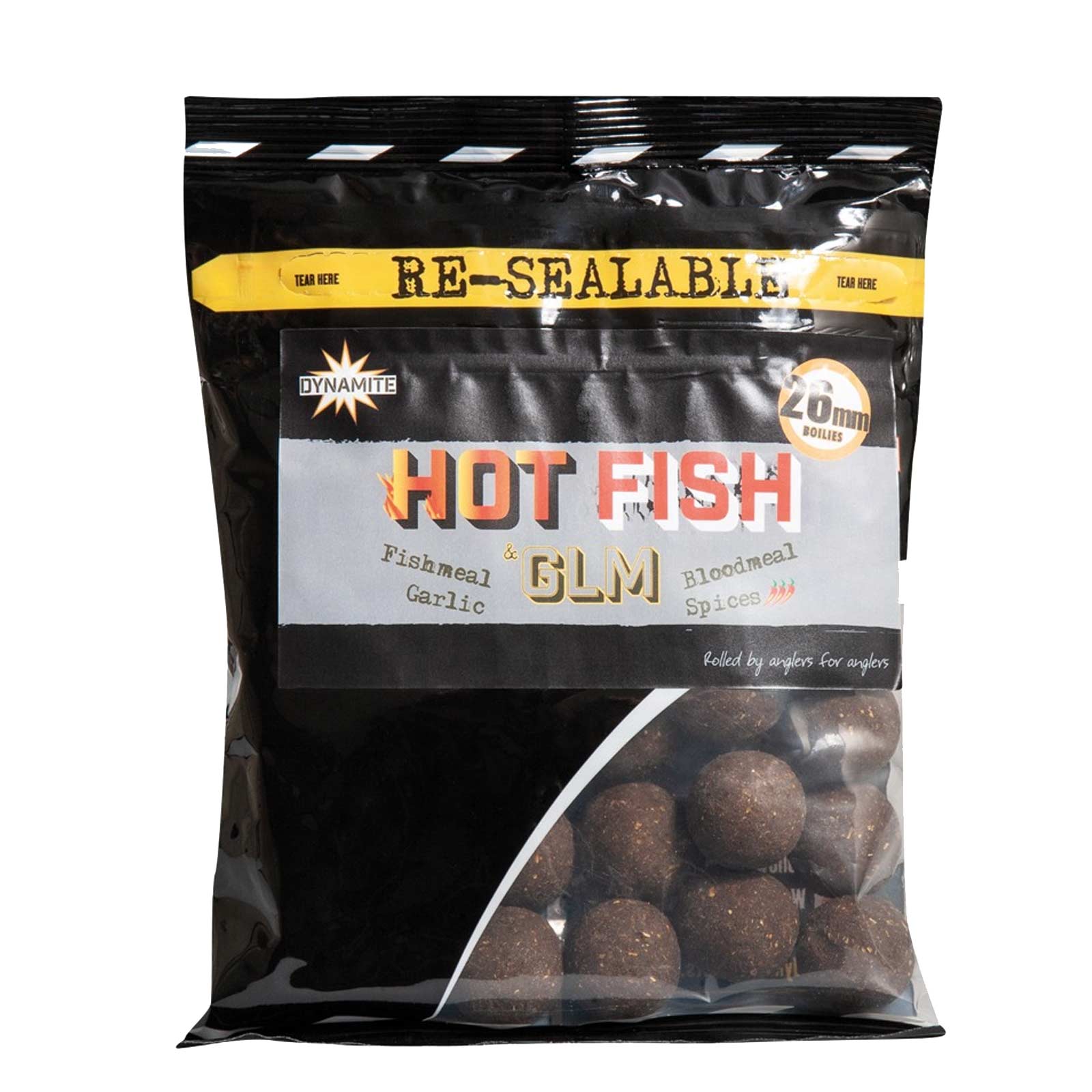 Dynamite Baits 1kg 26mm Boilies Hot Fish