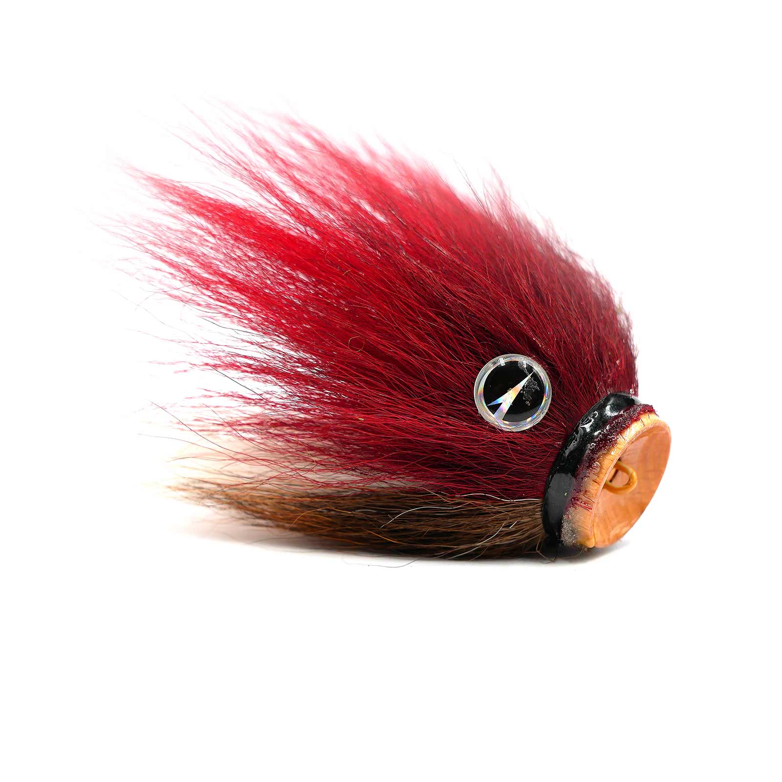 VMC Mustache Shallow Red Hot Jighead Jigkopf