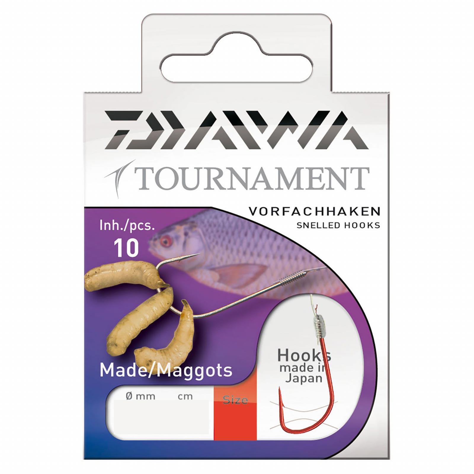 Daiwa Tournament Madenhaken Gebundene Vorfachhaken