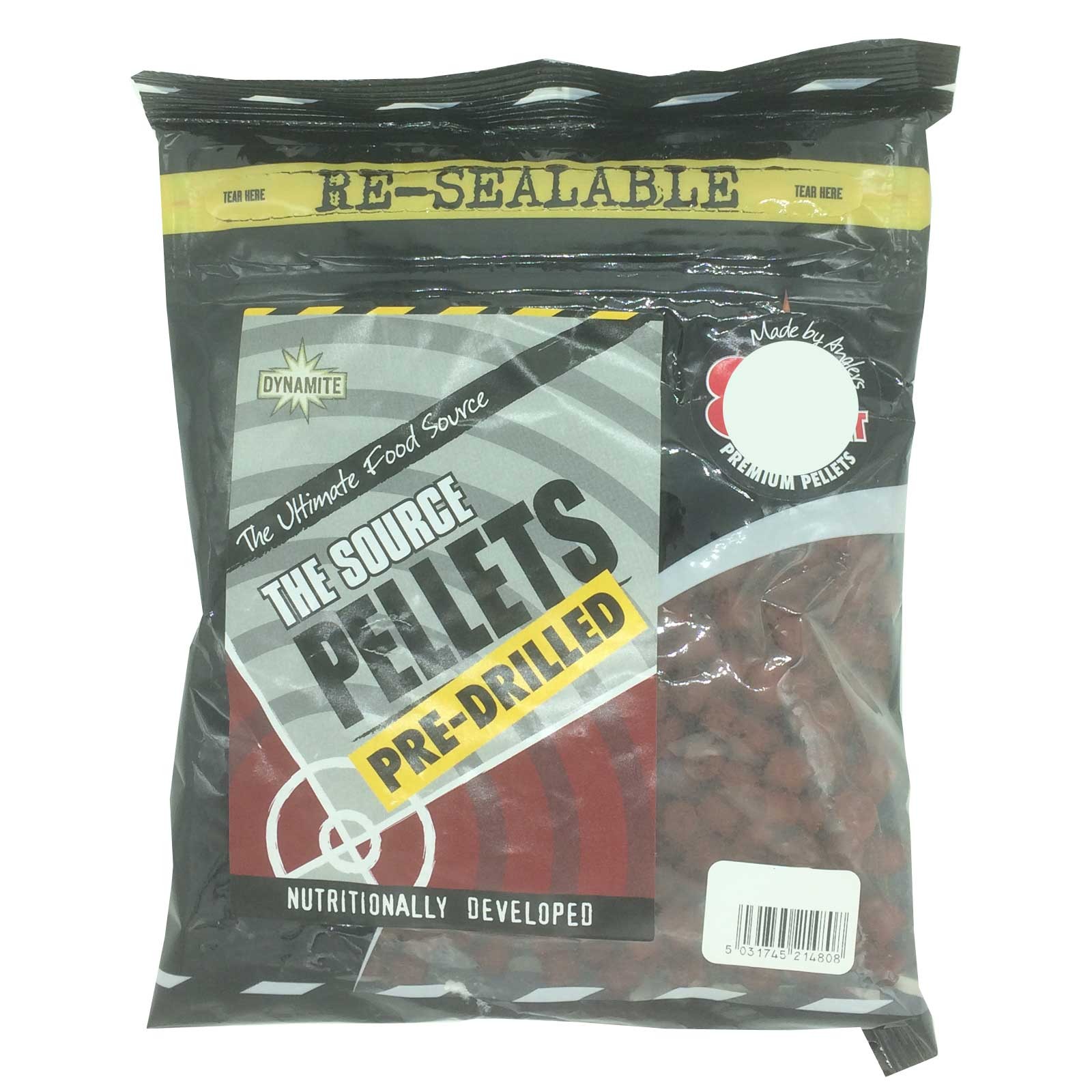 Dynamite Baits Pre-Drilled Pellets Source 21mm 350g