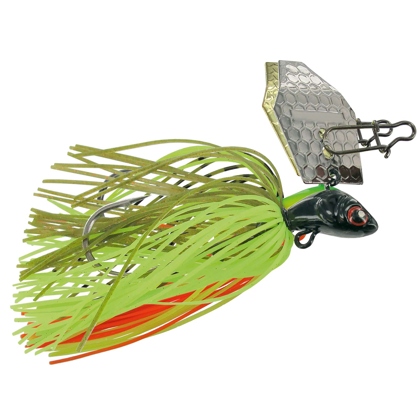 Jenzi Chatterbait Bladed Jig Green Yellow