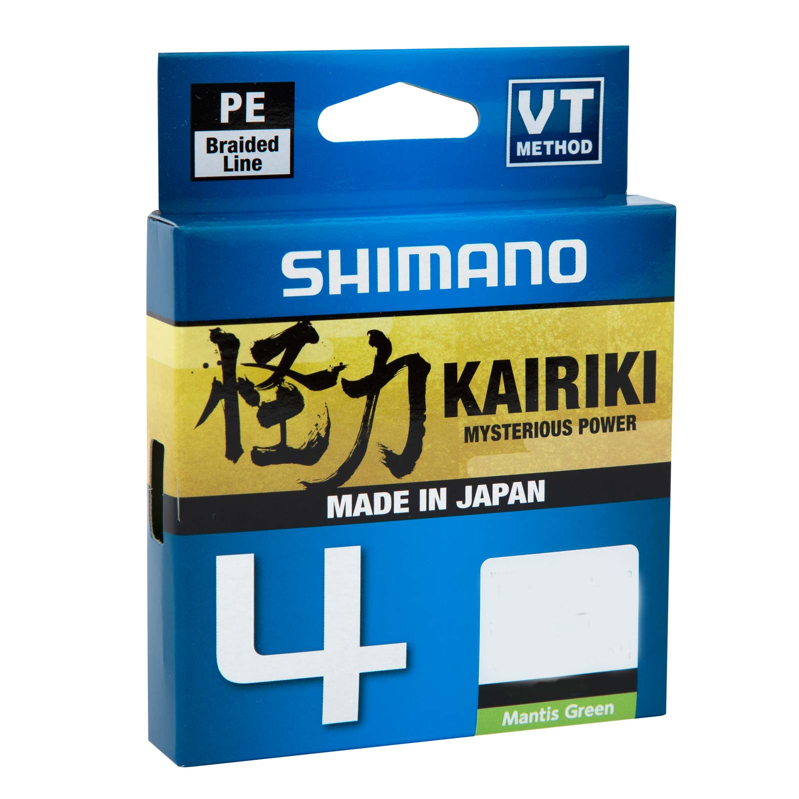 Shimano KAIRIKI 4 Mantis Green geflochtene Angelschnur