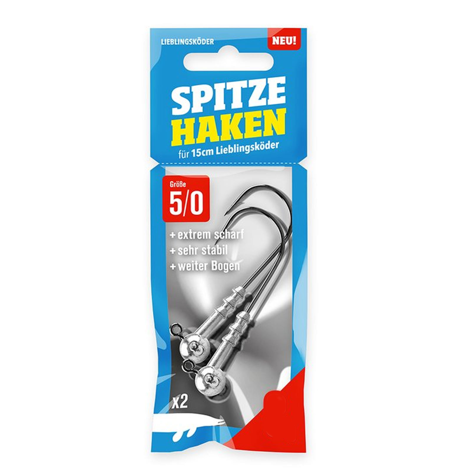 Lieblingsköder Spitze Haken 5/0 Jigheads