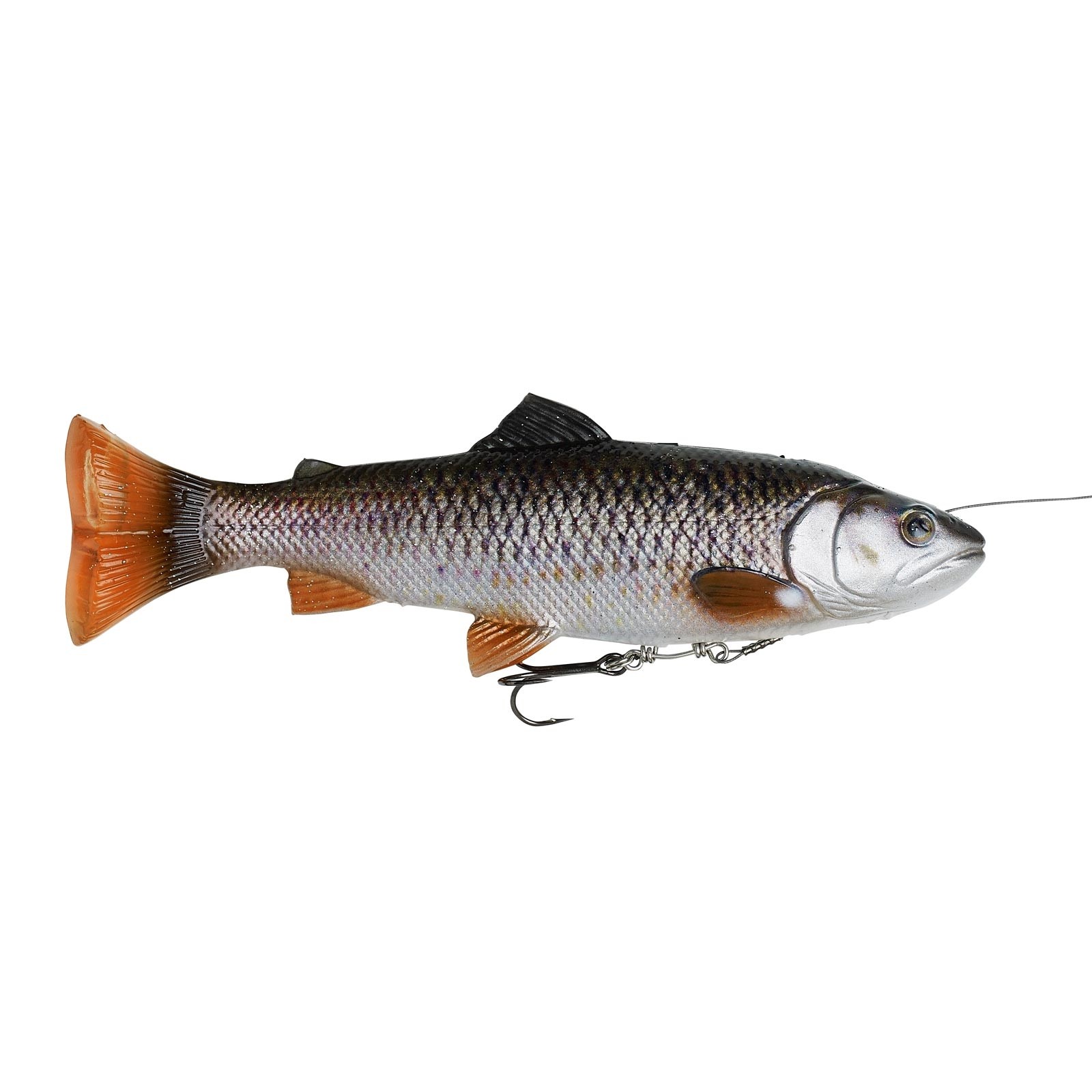 Savage Gear 4D Line Thru Pulsetail Trout SS Chub Swimbait Gummifisch