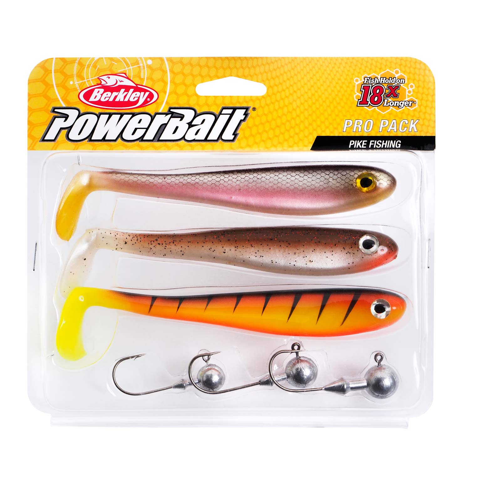 Berkley Pro Pack Pike Gummifisch Hecht Angelset