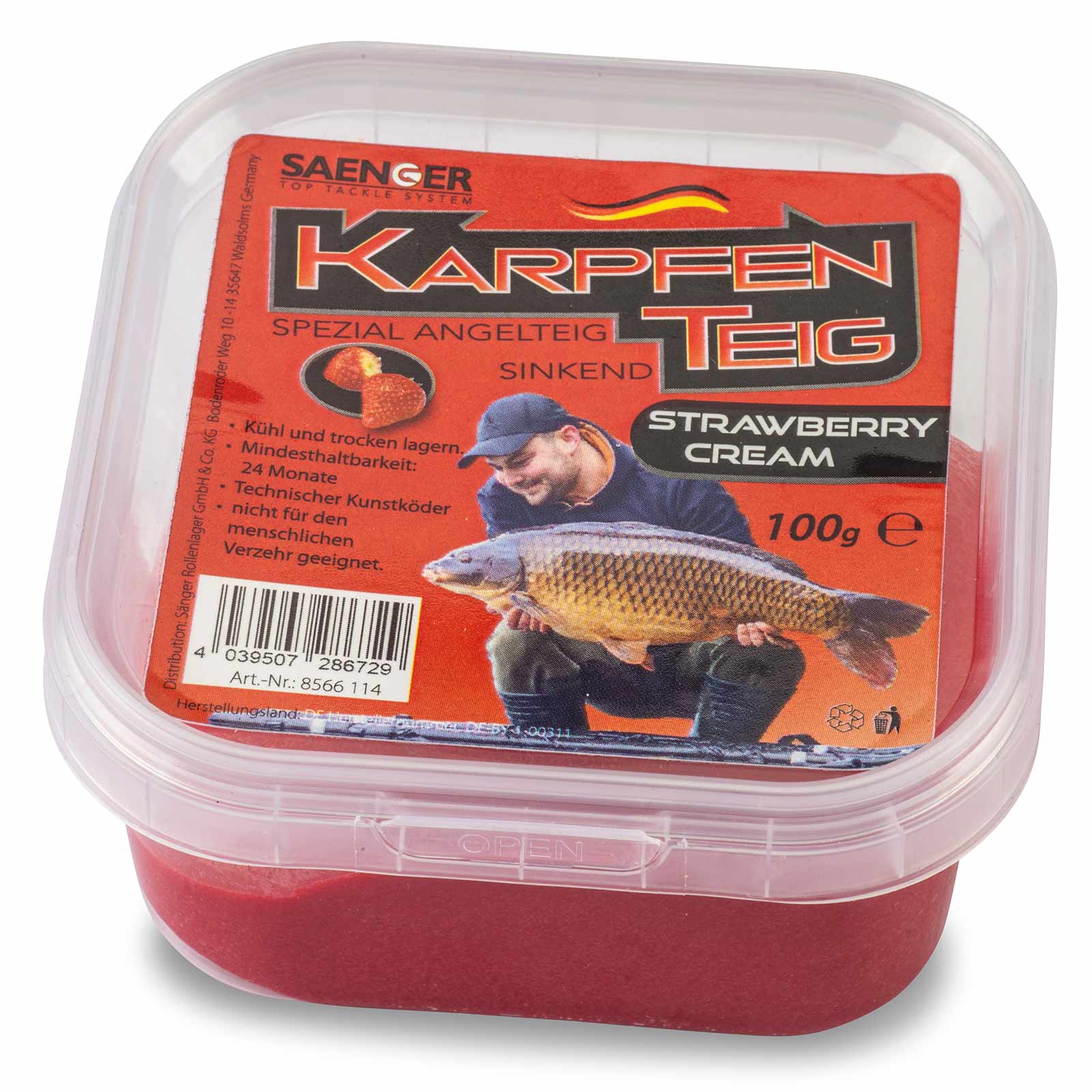 Sänger Karpfenteig 100g Strawberry Cream