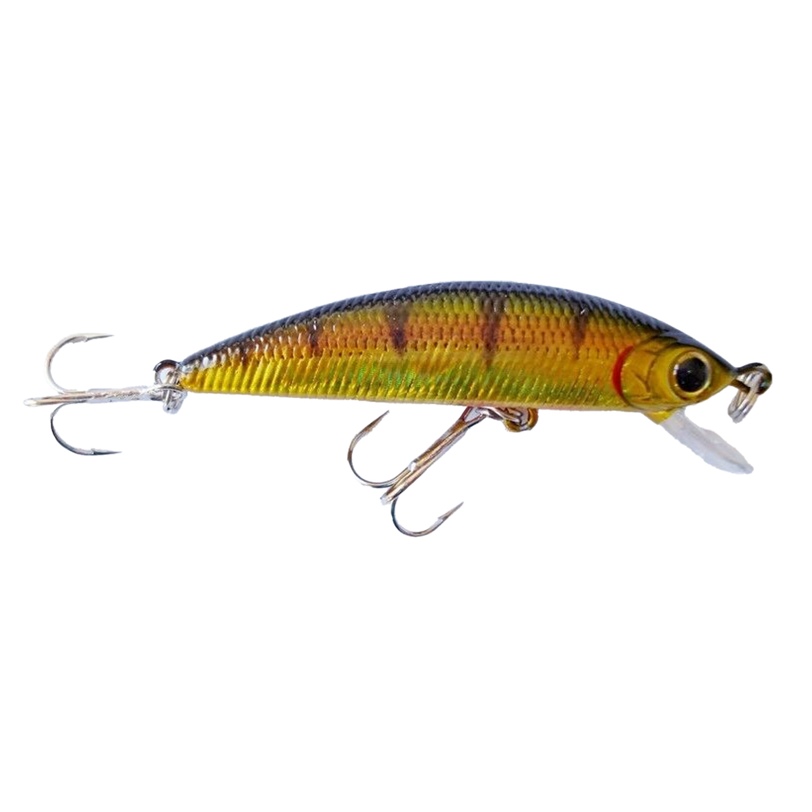 Lucky Craft Humpback Minnow 50 SP Black Red Gold Wobbler