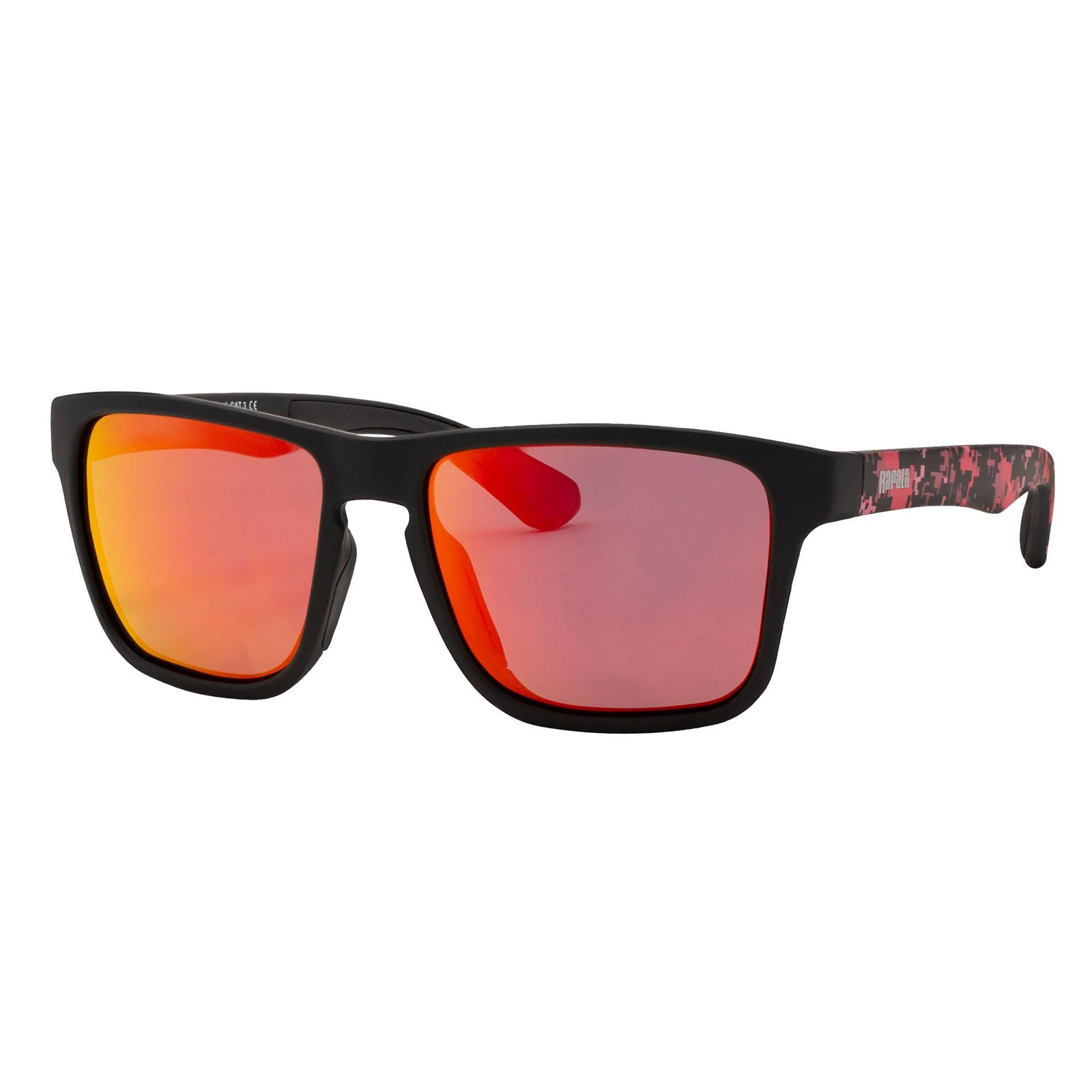 Rapala Urban Vision Gear UVG-293C Matte Blk Red Camo Sunglasses Sonnenbrille