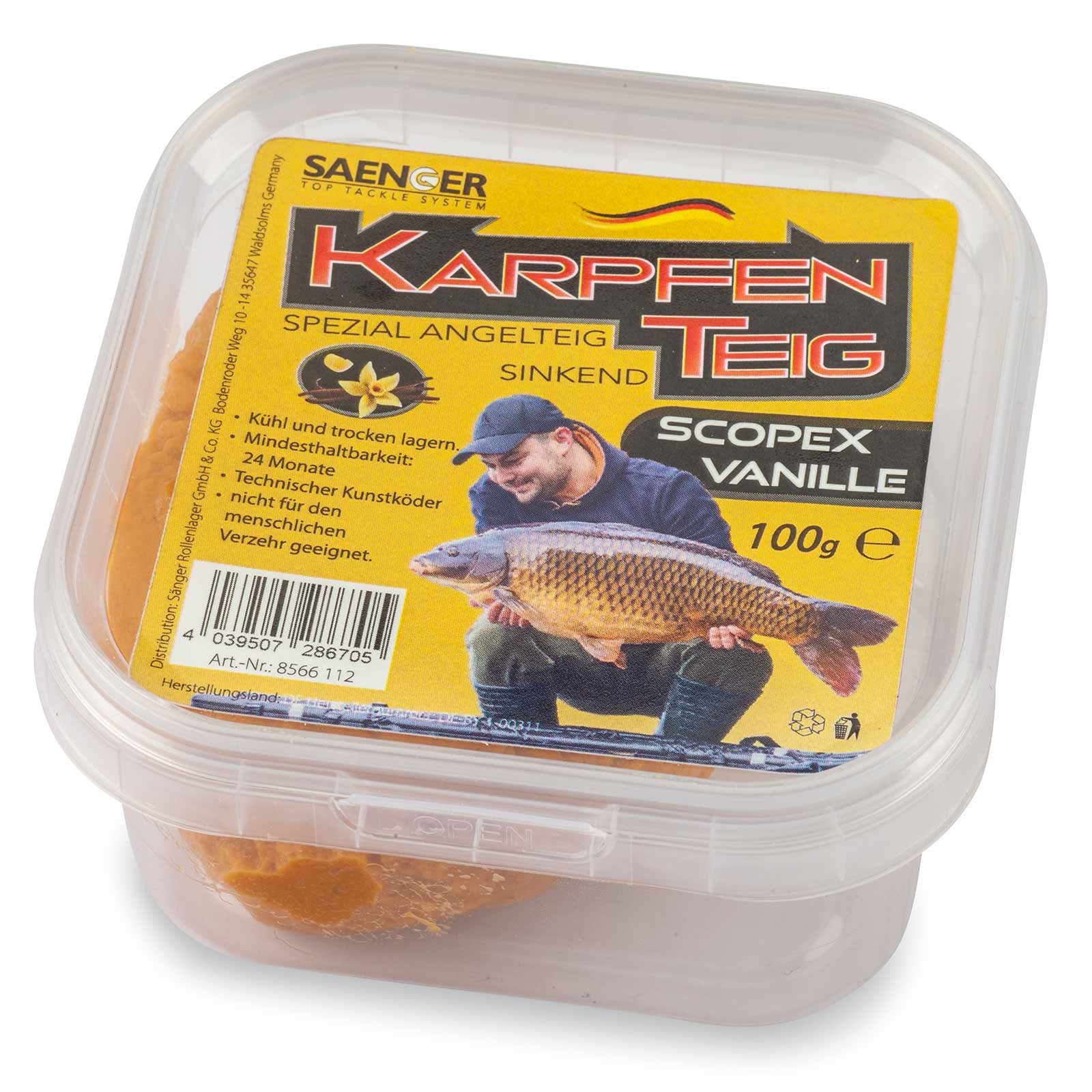 Sänger Karpfenteig 100g Scopex Vanilla