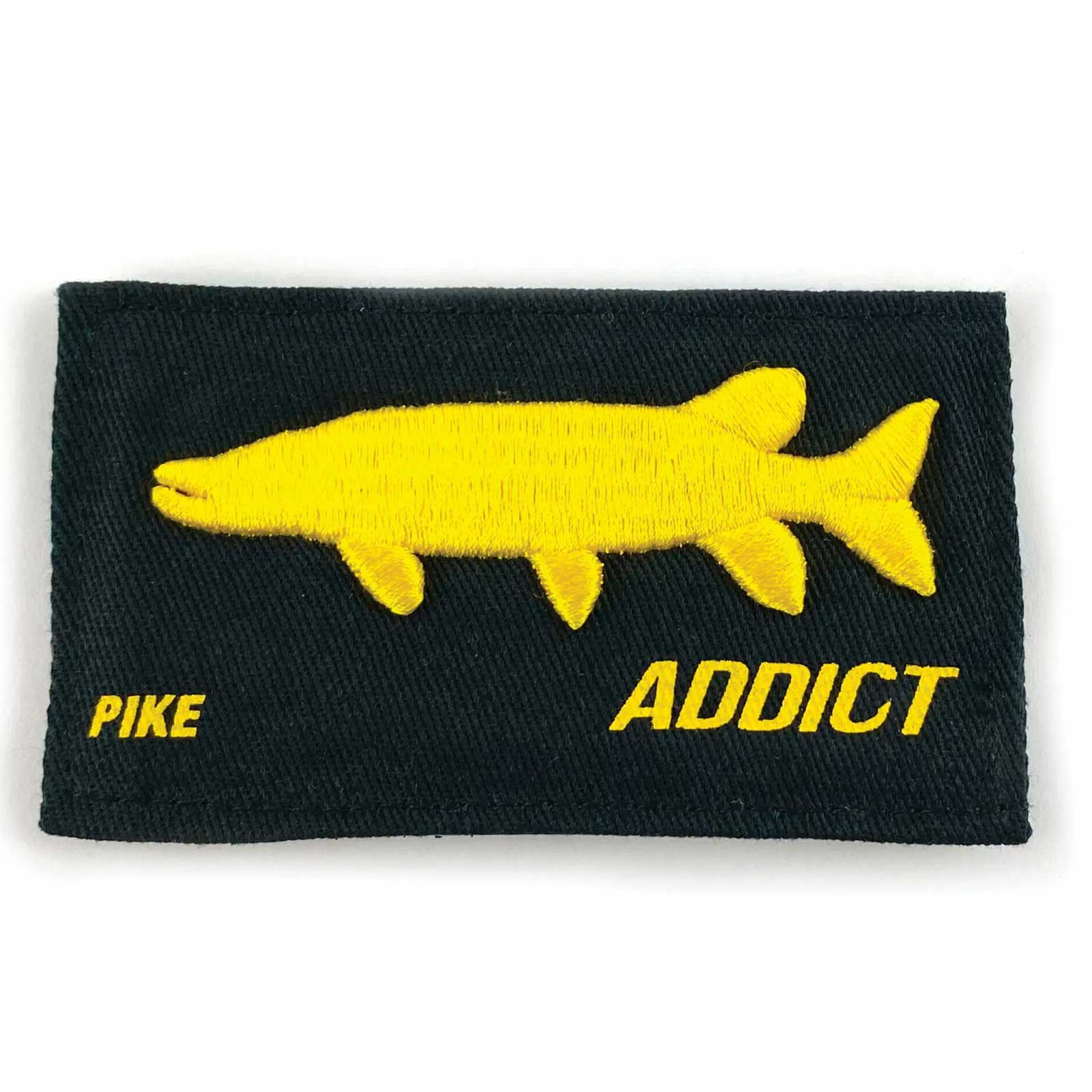 FishXplorer Scratch-Patch Silicone Schwarz Pike Addict