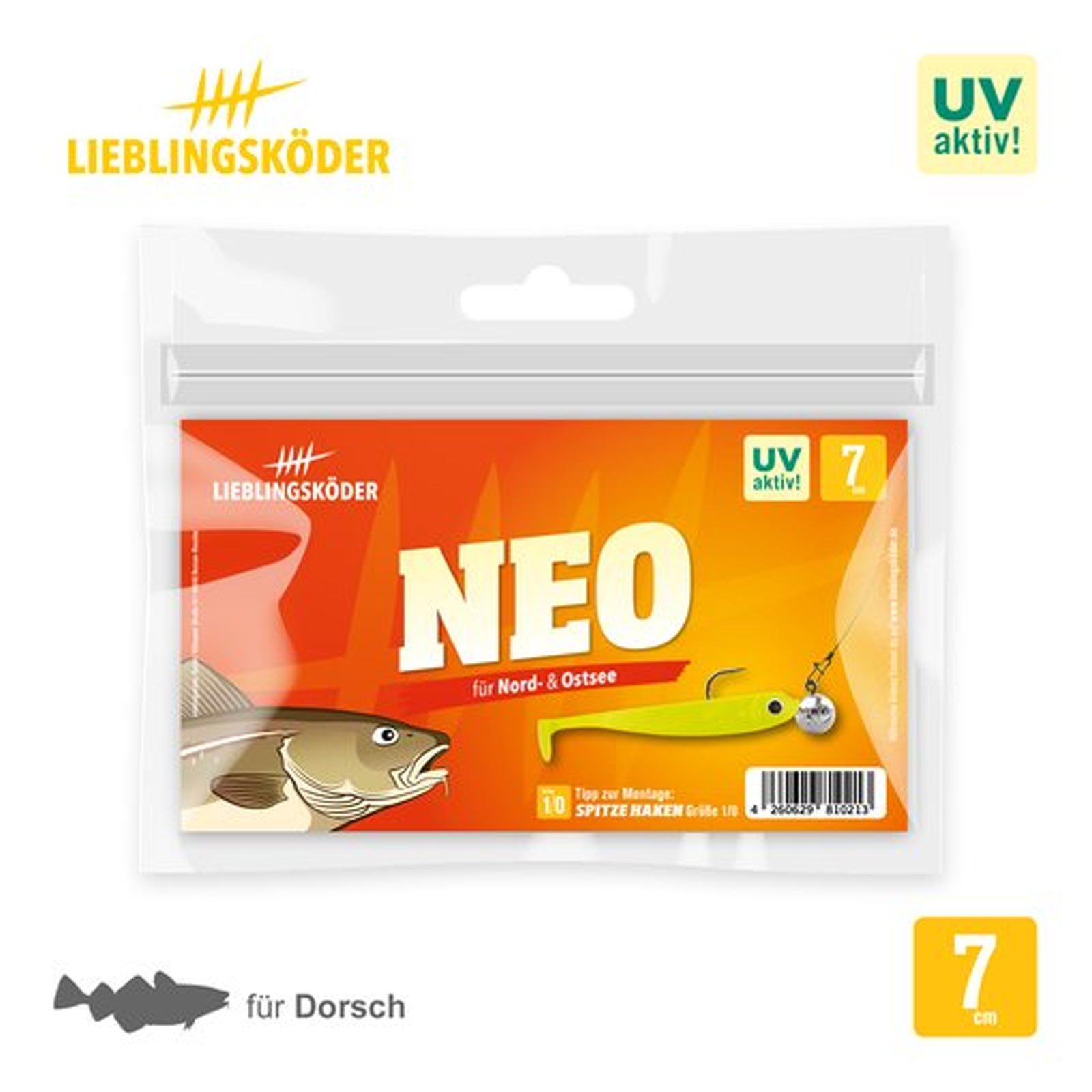 Lieblingsköder 7,0cm Neo Gummifisch pack