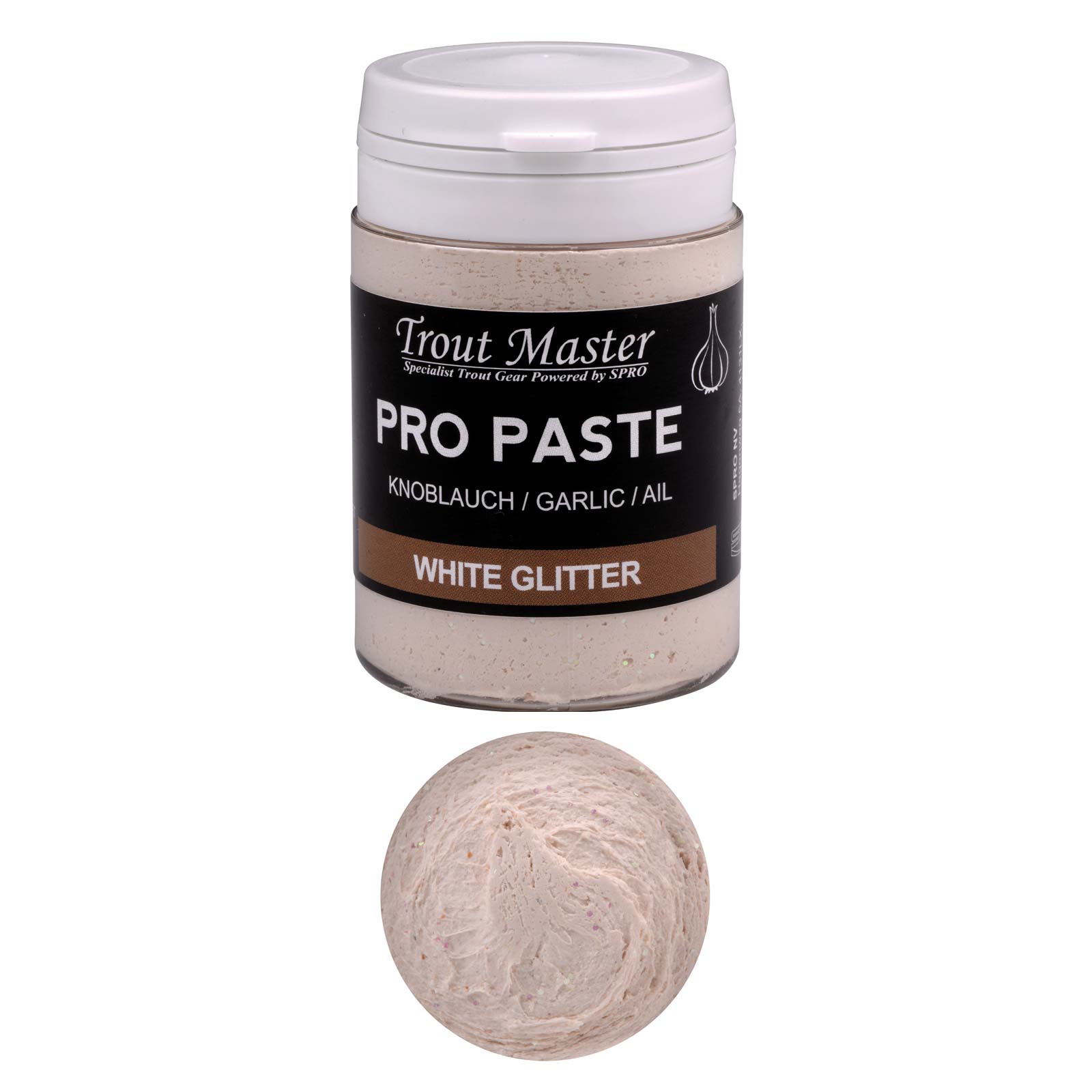 Spro Trout Master Pro Paste Forellenteig White Glitter   