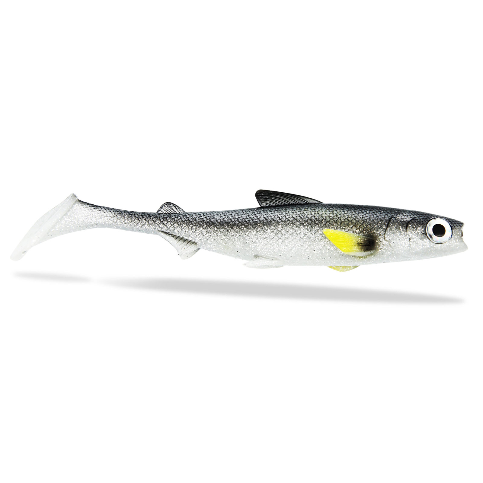 FishingGhost Renky Shad Big Shad White Fish Pearl Gummifisch