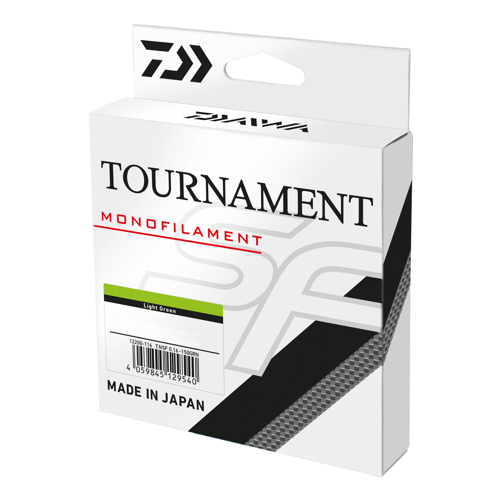 Daiwa Tournament SF Line monofile Angelschnur Grün-Transparent 300m verpackt