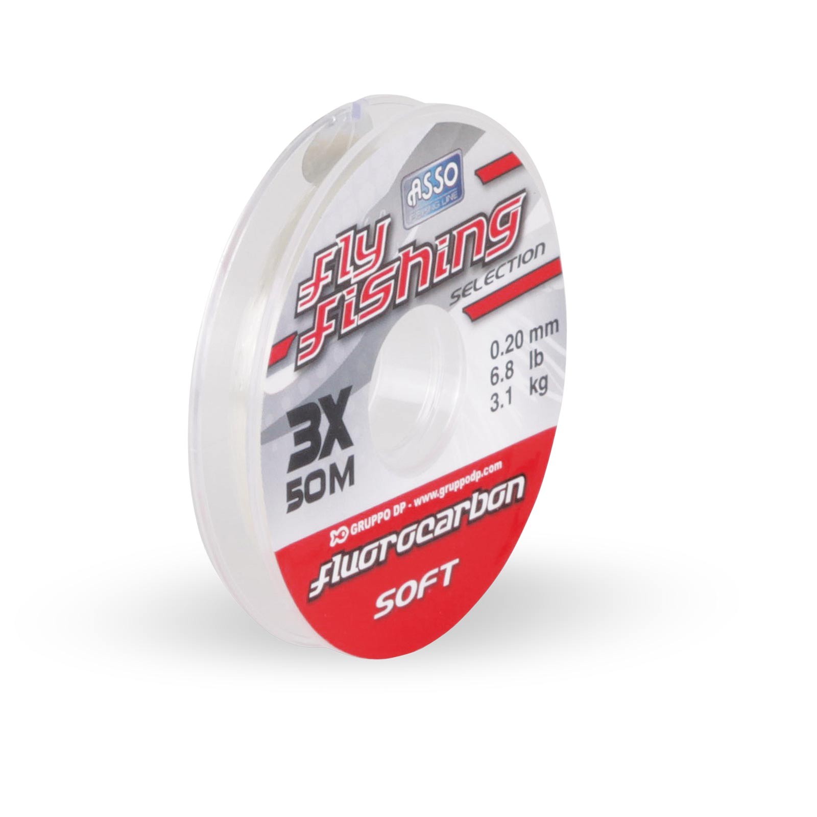 ASSO Fluorocarbon Soft 50m Clear Vorfachschnur