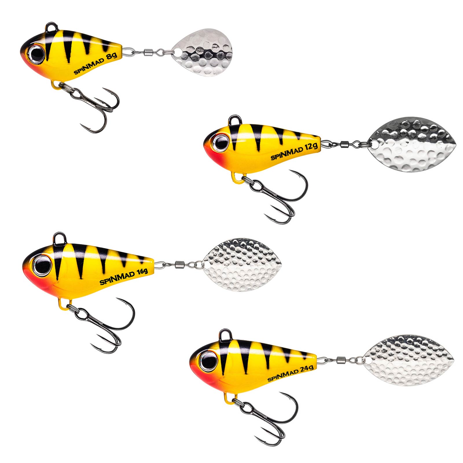 SpinMad Jigmasters Lemon Tiger Jig Spinner