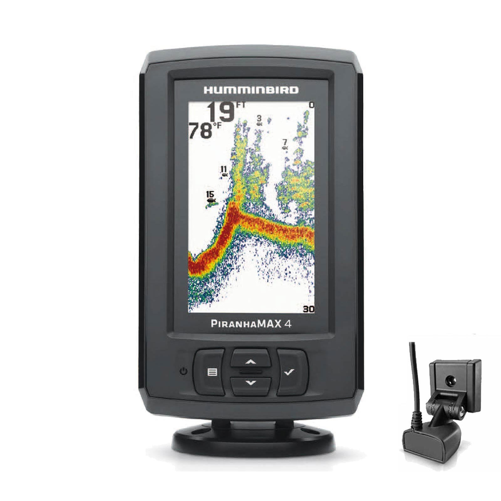 Humminbird Piranha Max 4 Sonar Echolot Festmontage