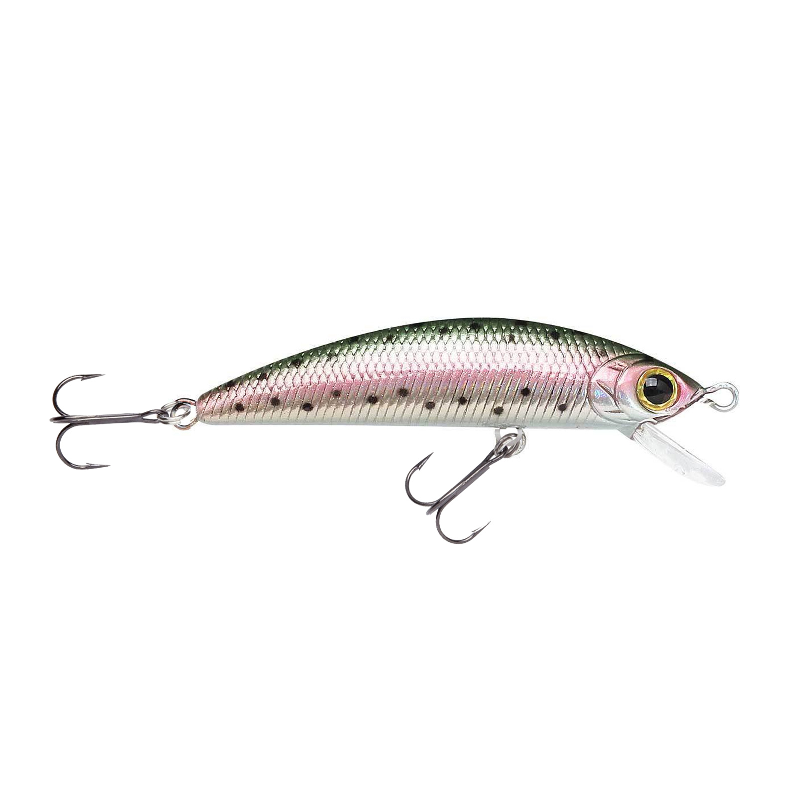 Lucky Craft Humpback Minnow 50S Laser Rainbow Trout Wobbler