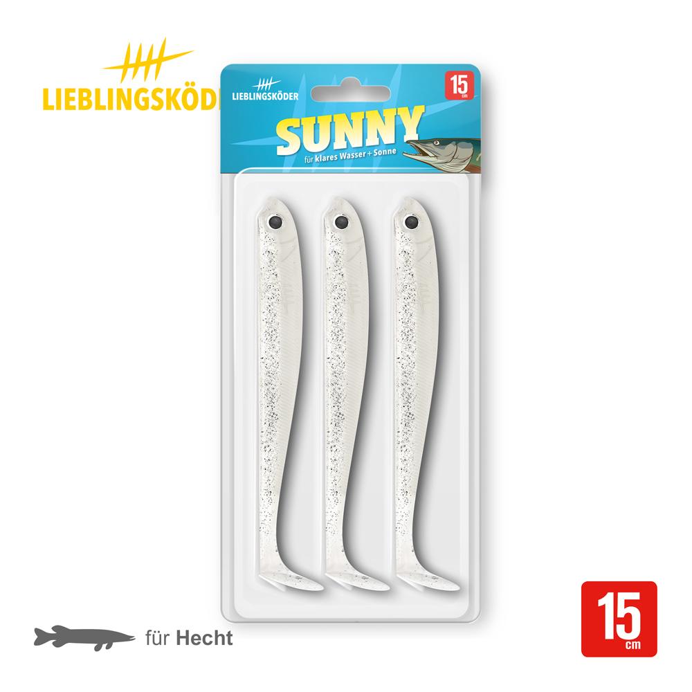 Lieblingsköder 15,0cm Sunny Gummifisch Verpackung