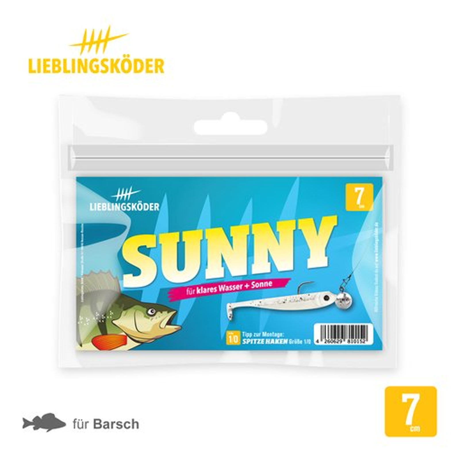 Lieblingsköder 7,0cm Sunny Gummifisch pack