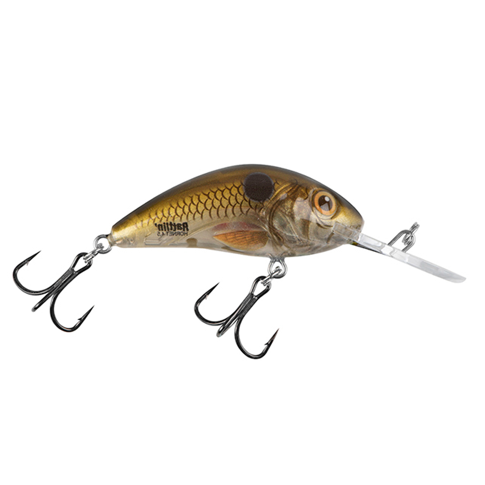 Salmo Rattlin Hornet Floating Clear Floating Pearl Shad Wobbler