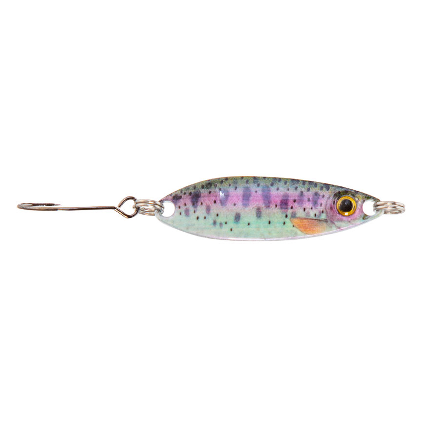 Fladen Realistic Flutter Spoon Rainbow Trout Blinker